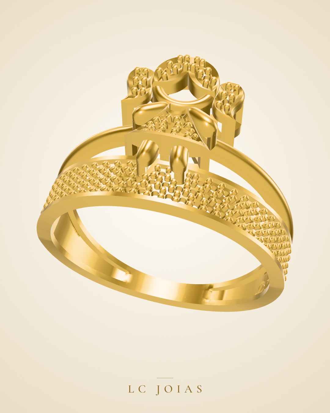 Anel 610 an em ouro