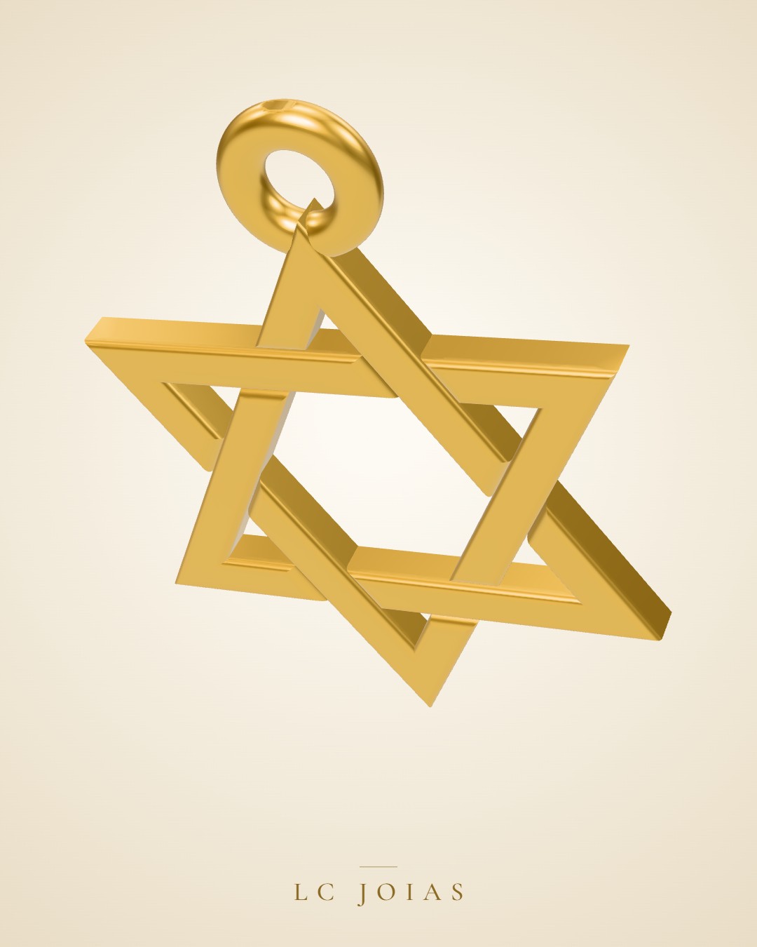 Pulseira 7343 pul estrela em ouro