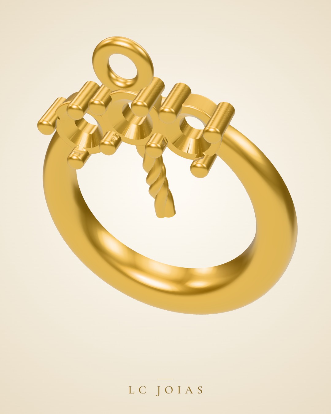 Pingente 6899 pg em ouro