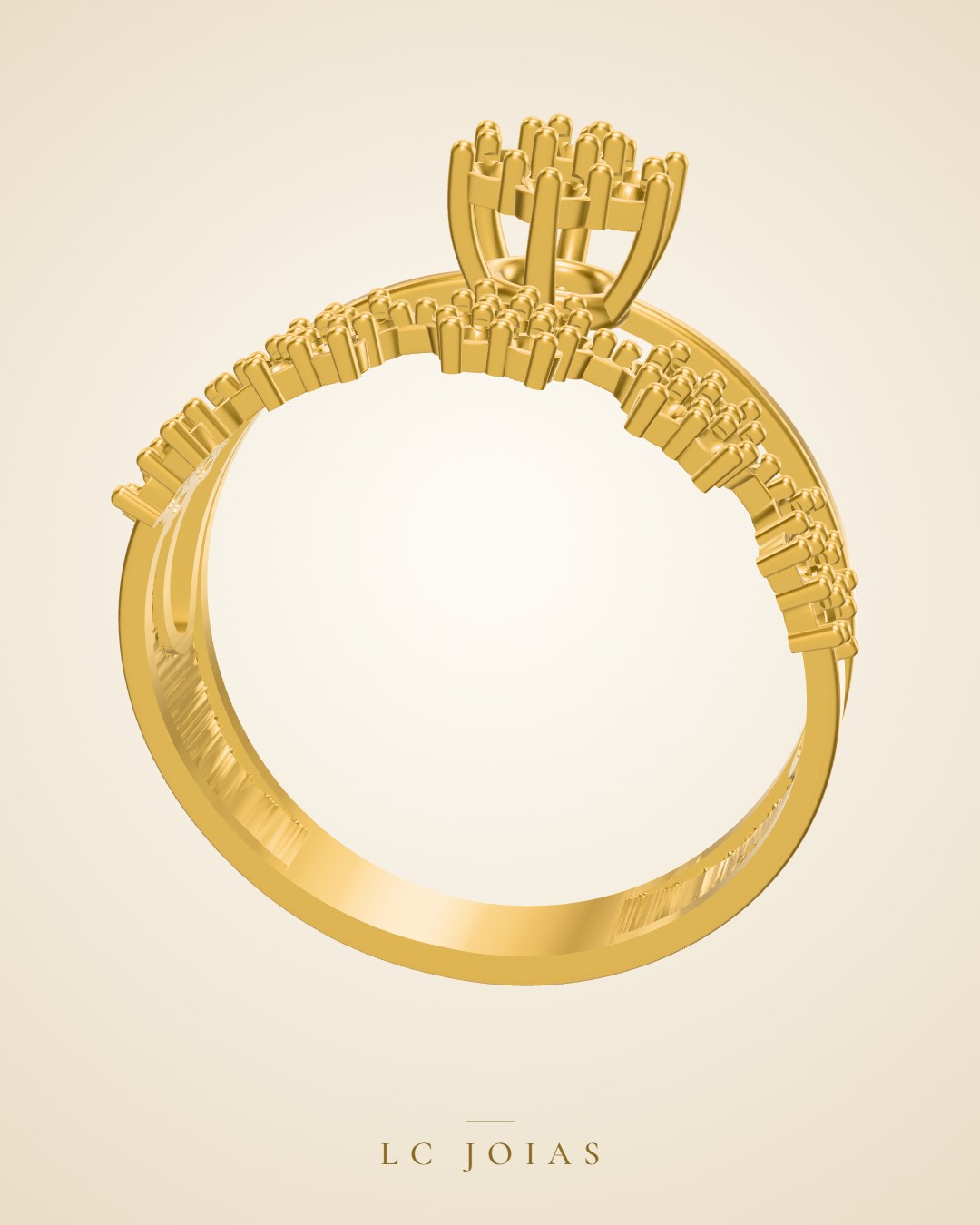 Anel 1280 z an em ouro