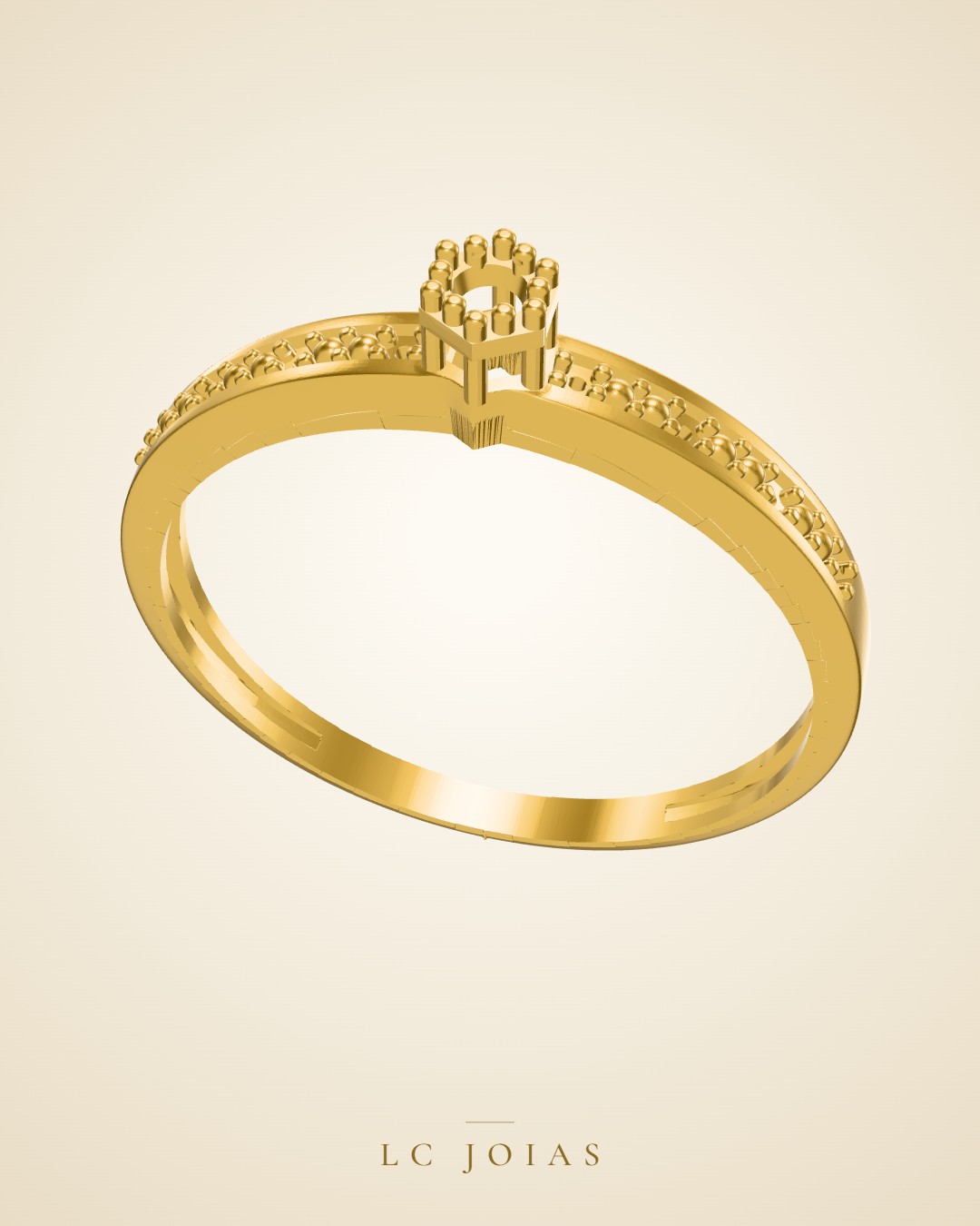 Anel 3719 anel em ouro