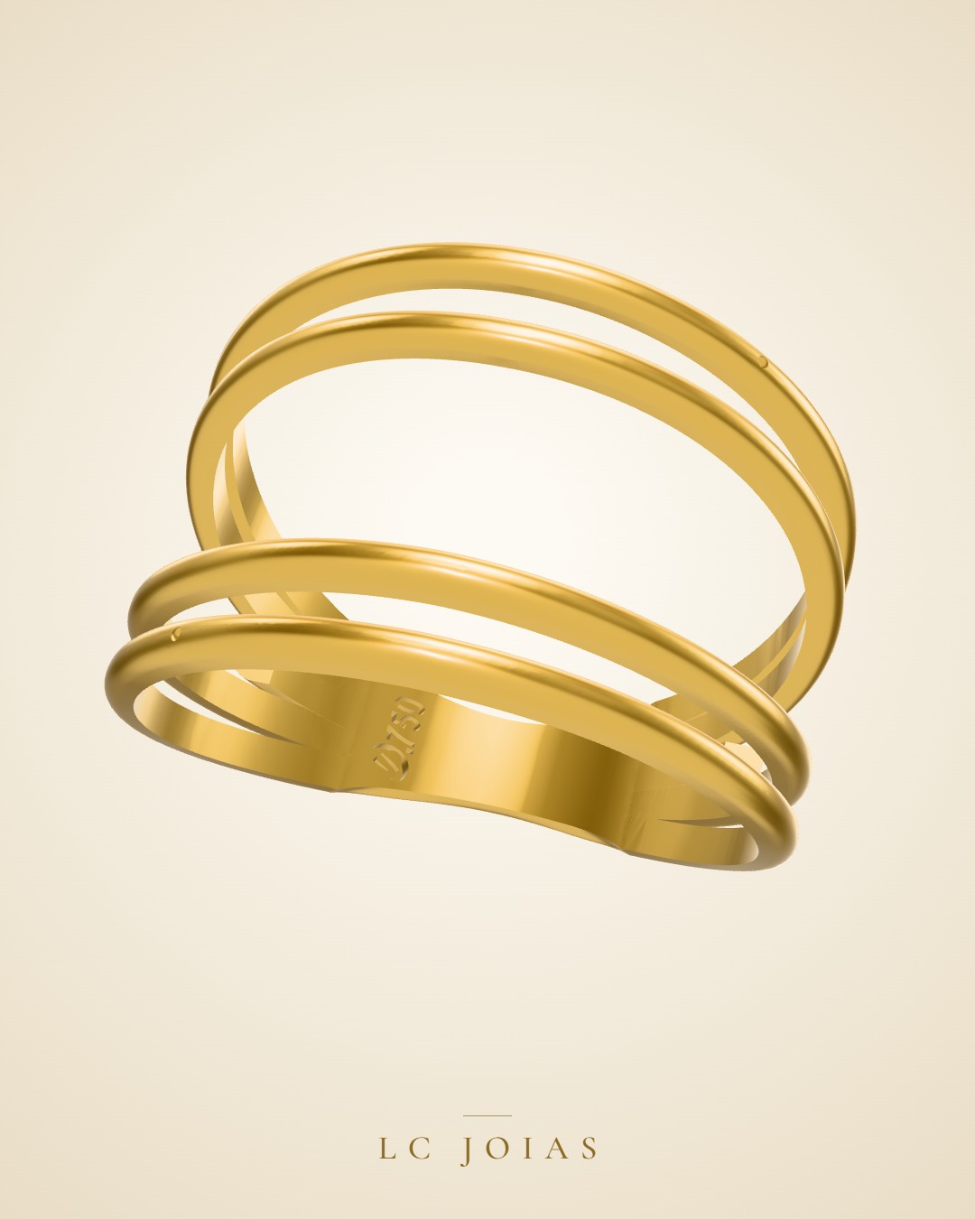 Anel 8341 an em ouro