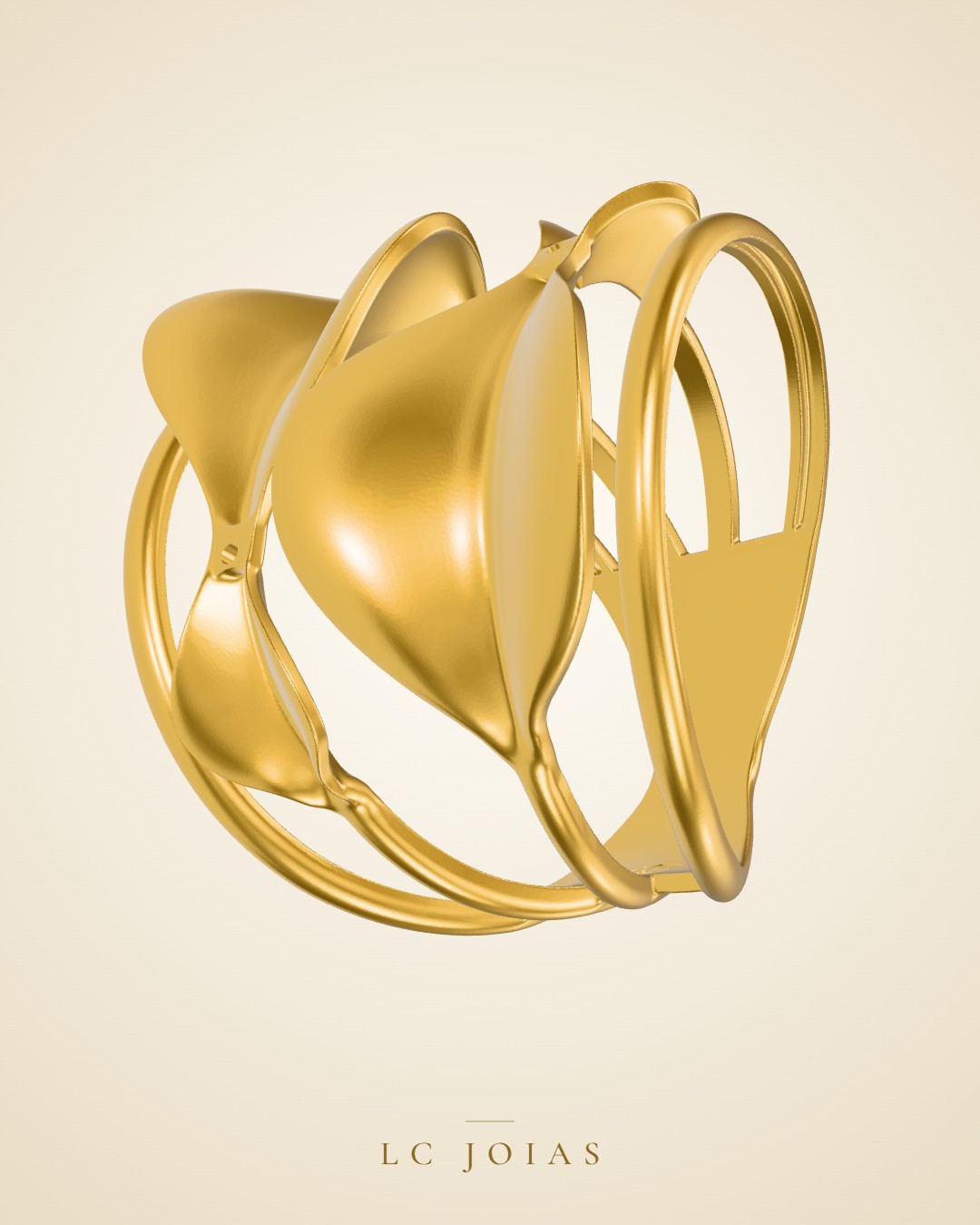 Anel 7849 an em ouro