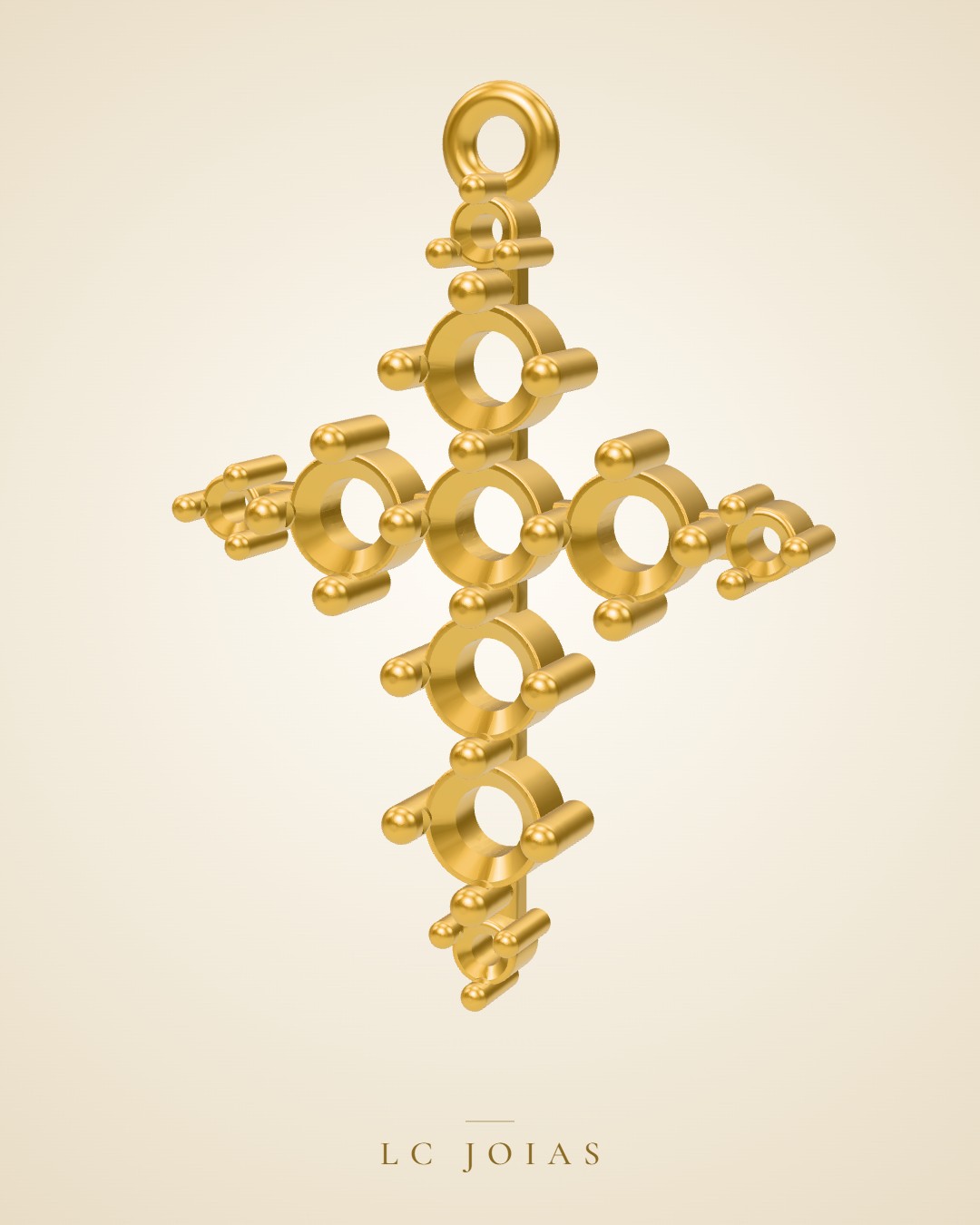 Pingente 8689 pg em ouro