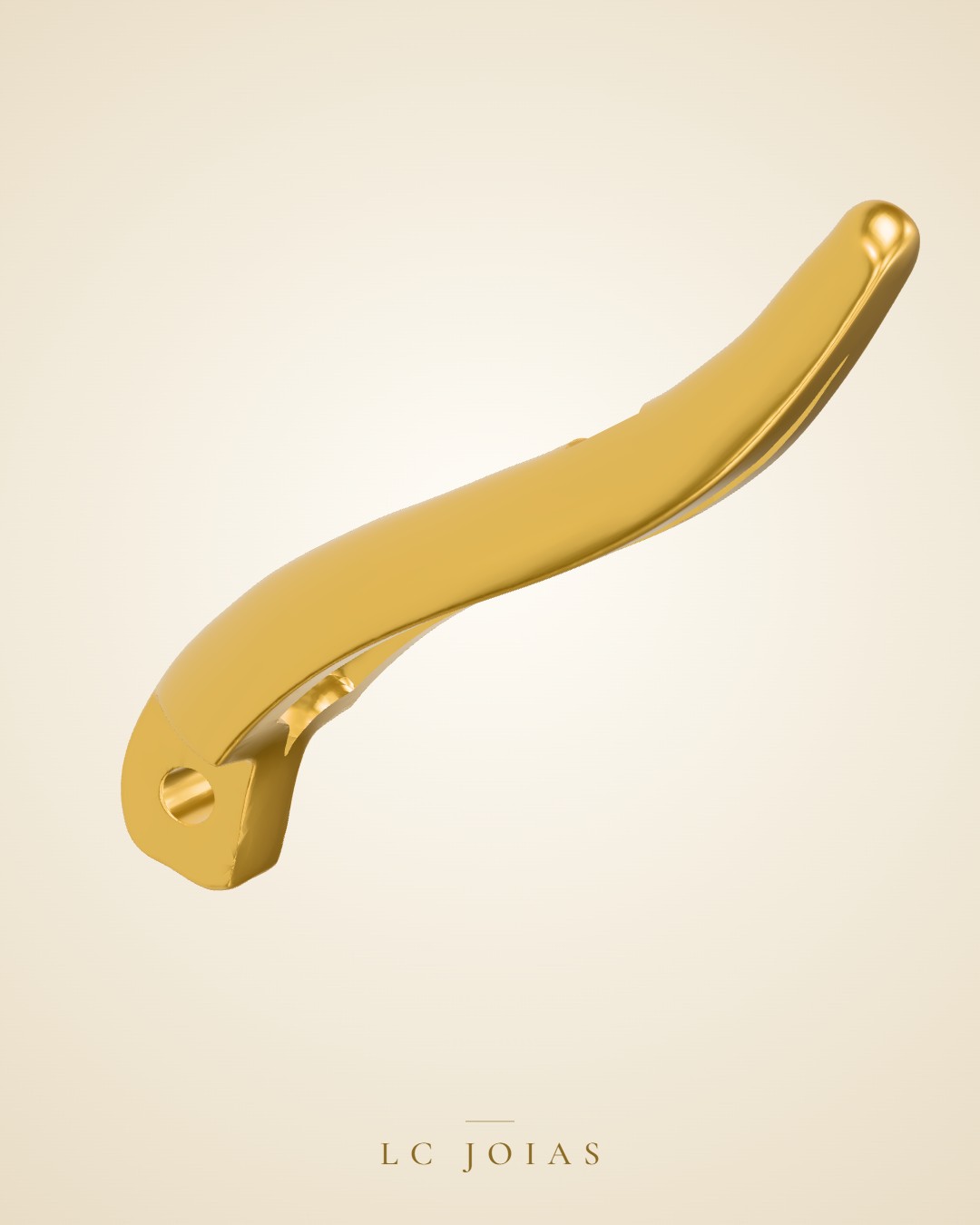 Brinco 7240 br 01 em ouro