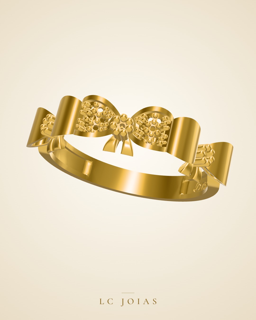 Anel 6416 an em ouro