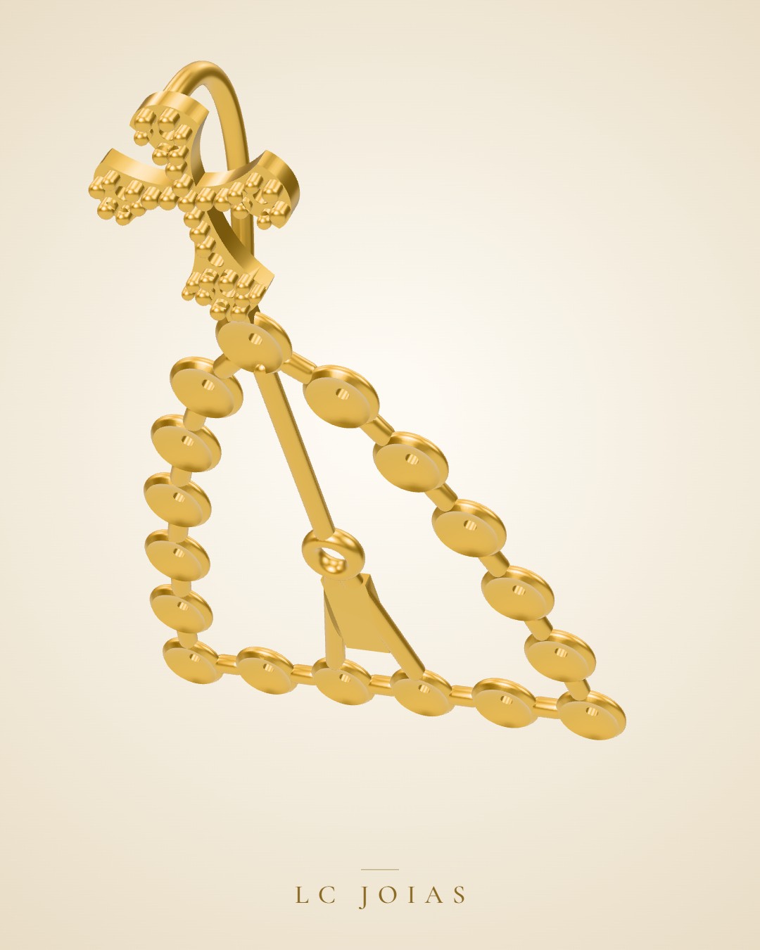 Pingente d 0077 pg s em ouro