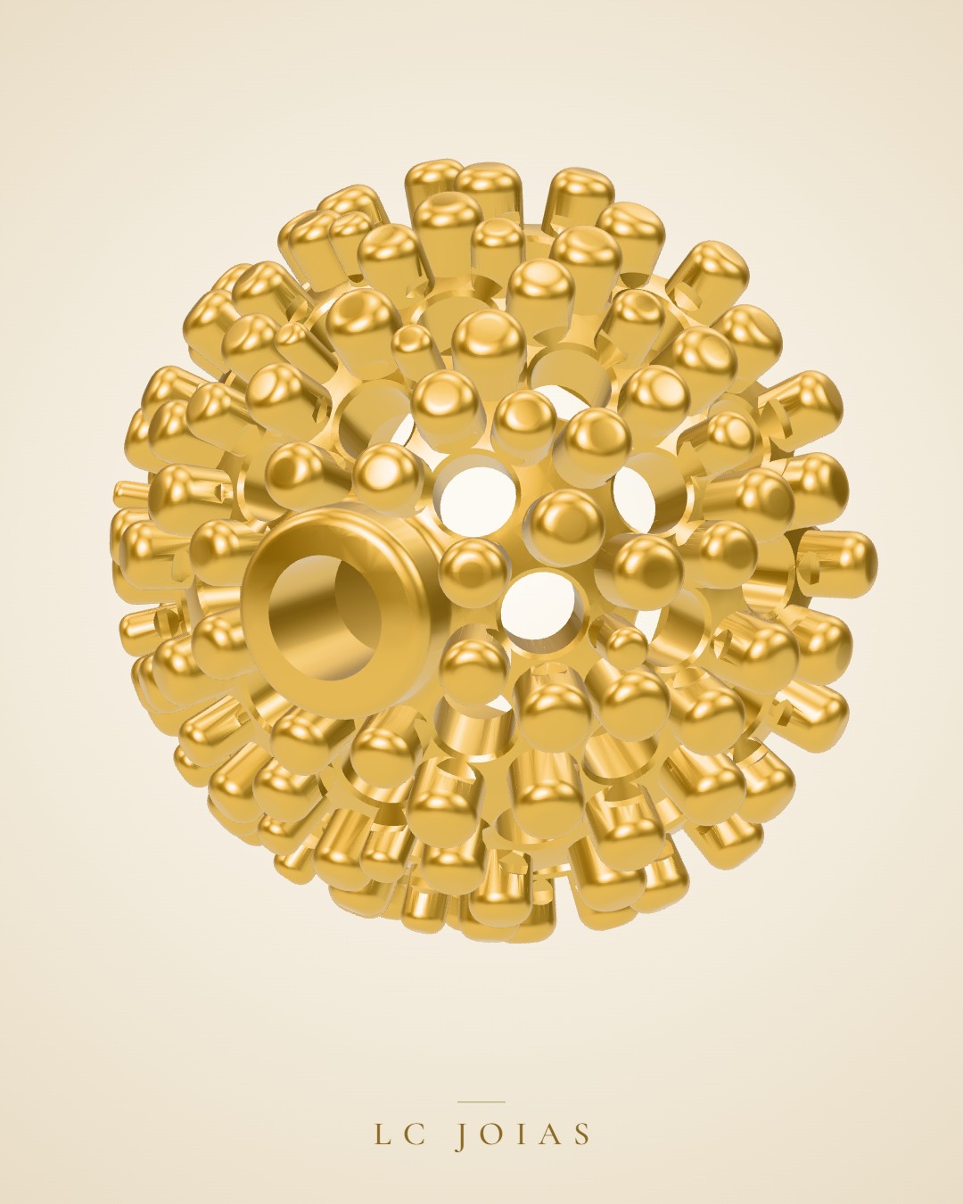 Pingente 1084 pg a em ouro