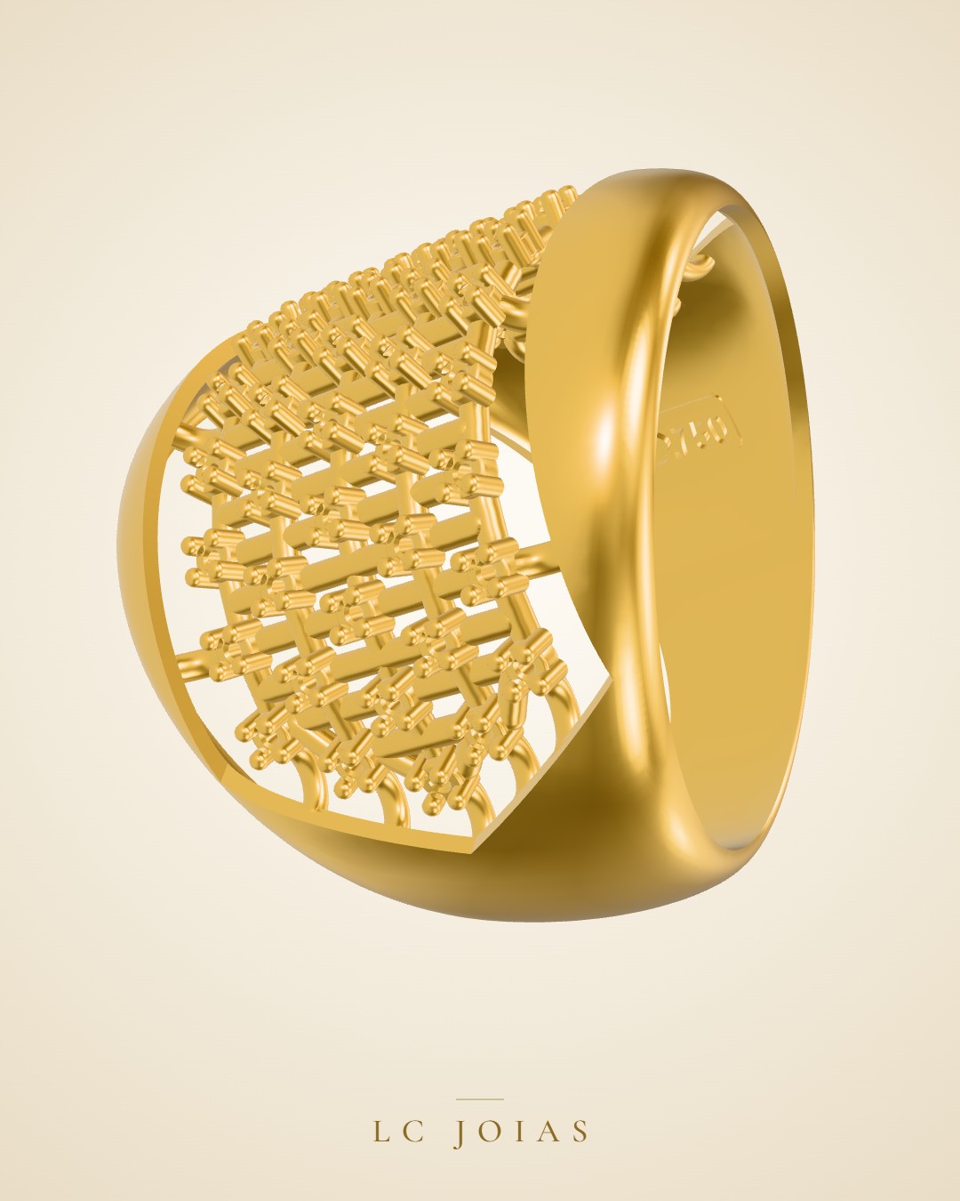 Anel 7776 an em ouro