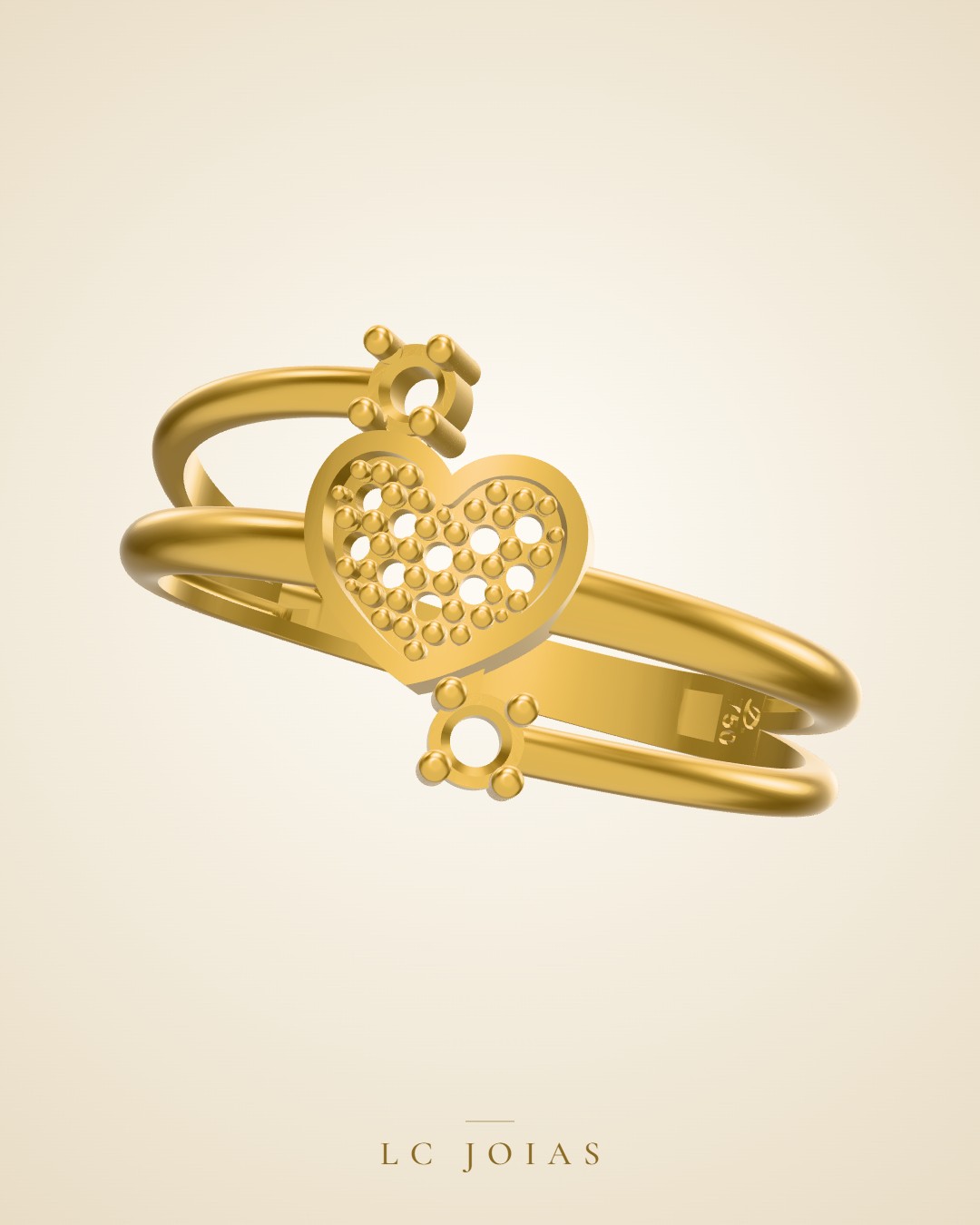Anel 1206 z an em ouro