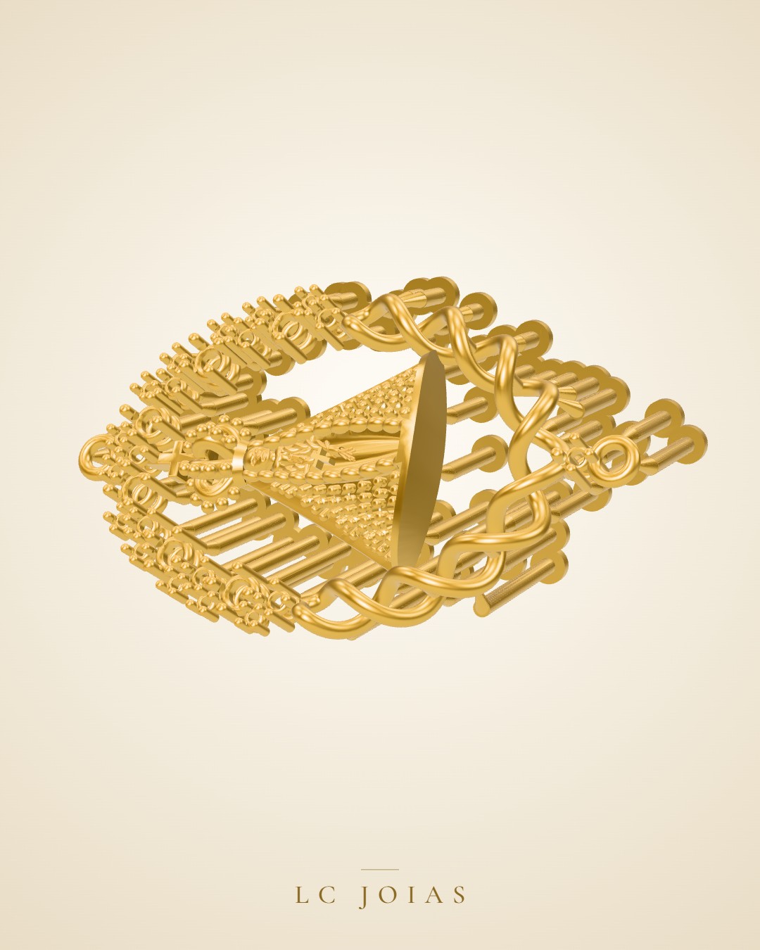 Pingente 7314 pg em ouro