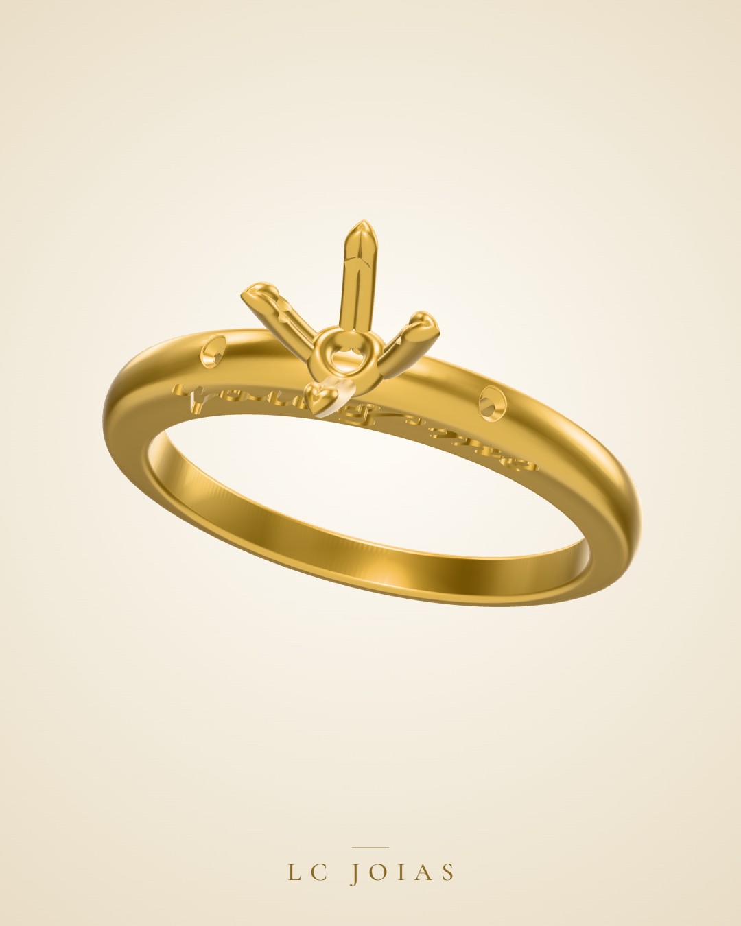 Anel ag 2126 an n19 em ouro