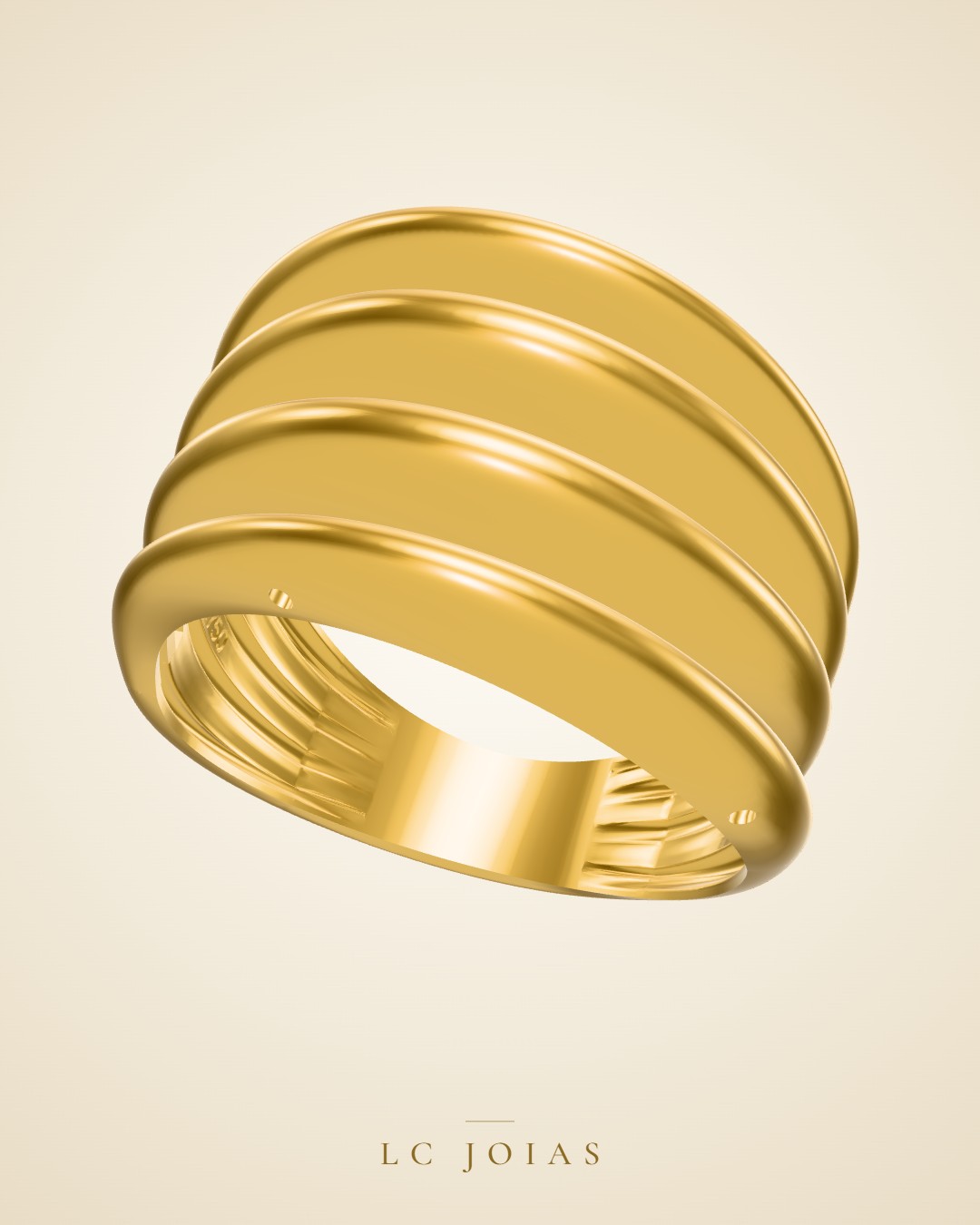 Anel 6222an em ouro