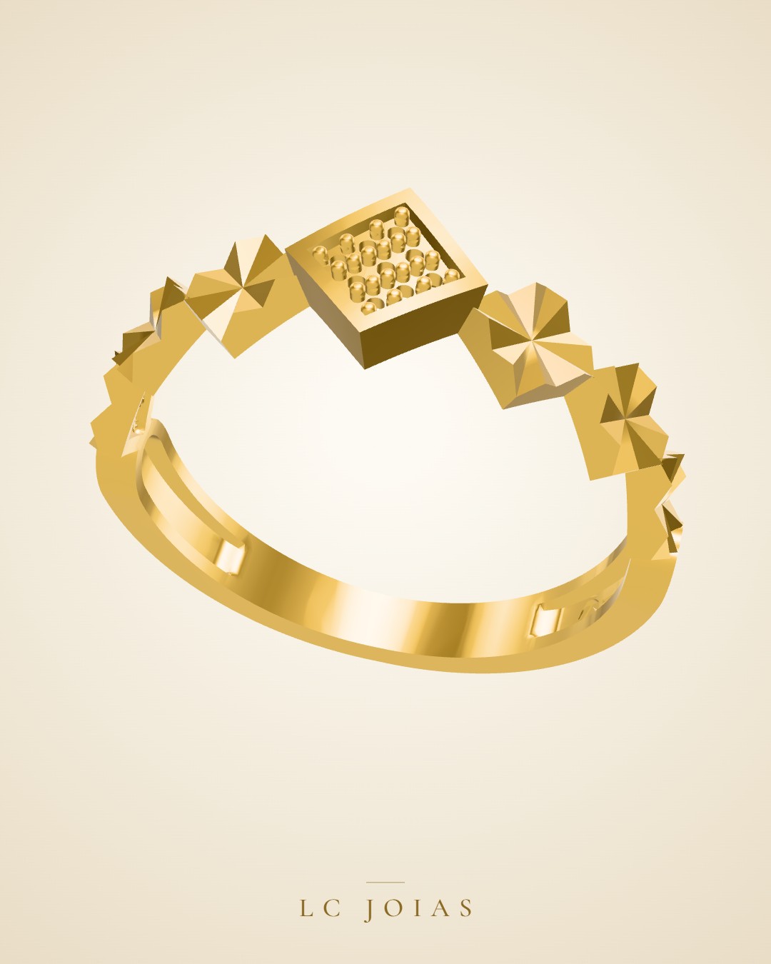 Anel 6393 an em ouro