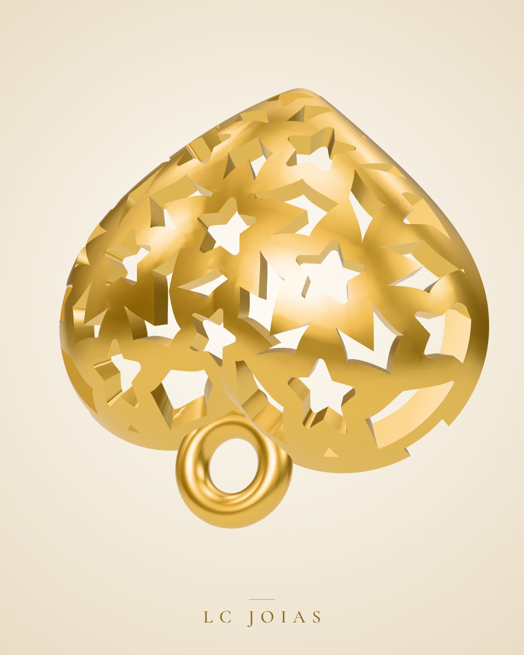 Berloque 843 z ber em ouro