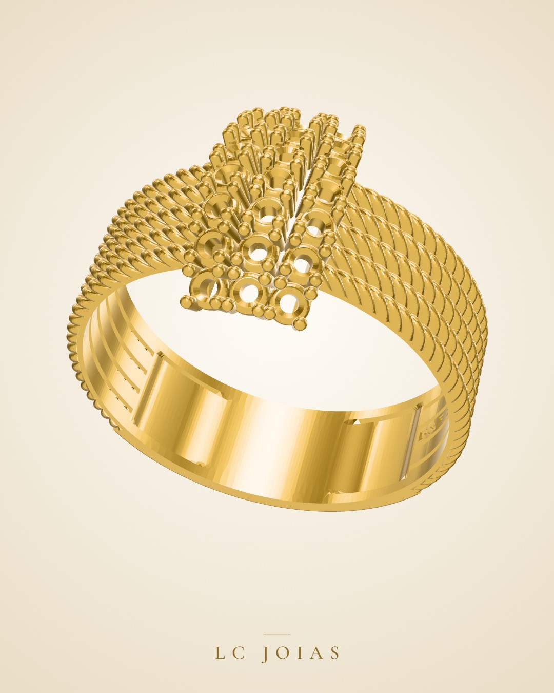 Anel 638 an em ouro