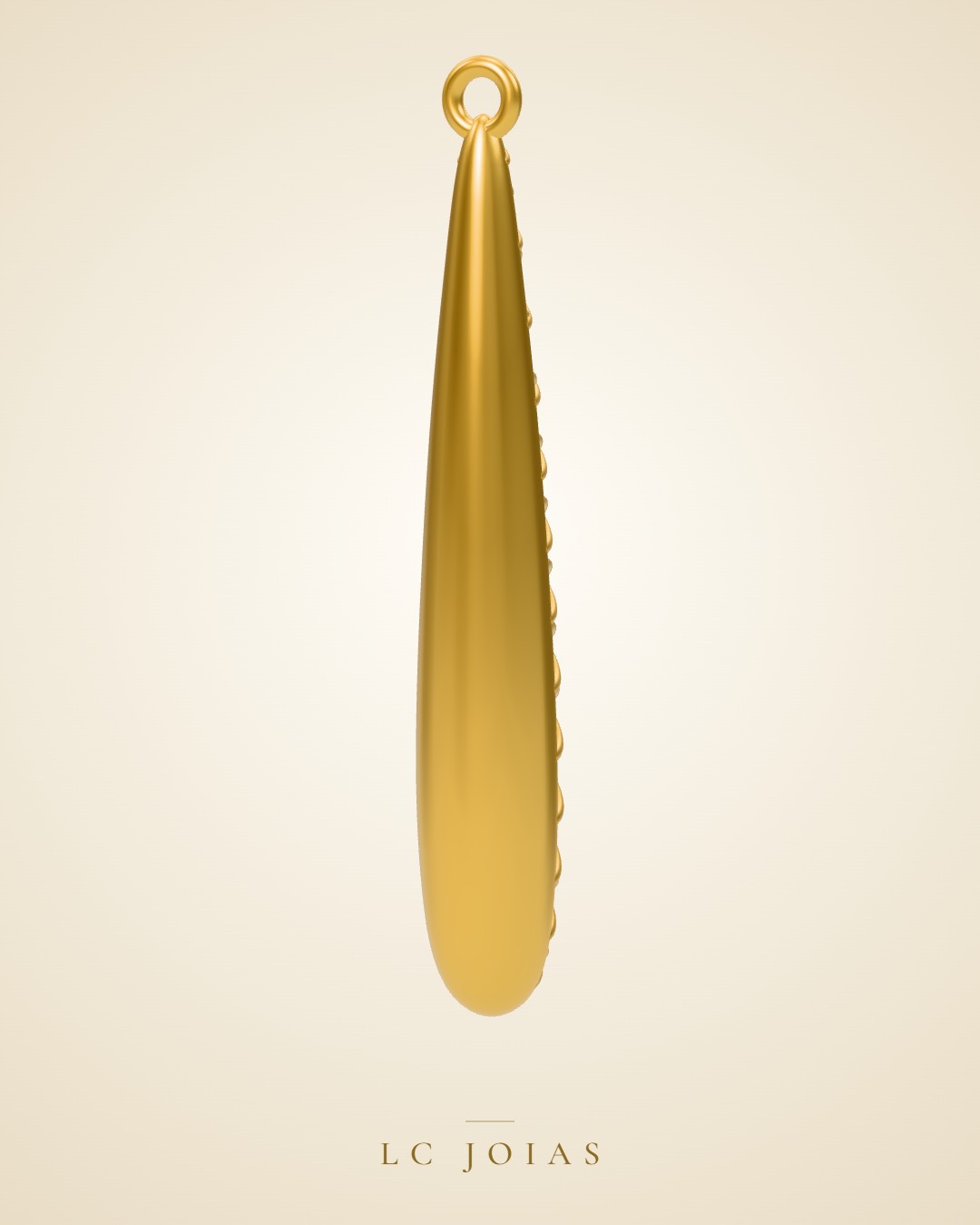 Brinco 8249 br gota p colocar 2 em ouro