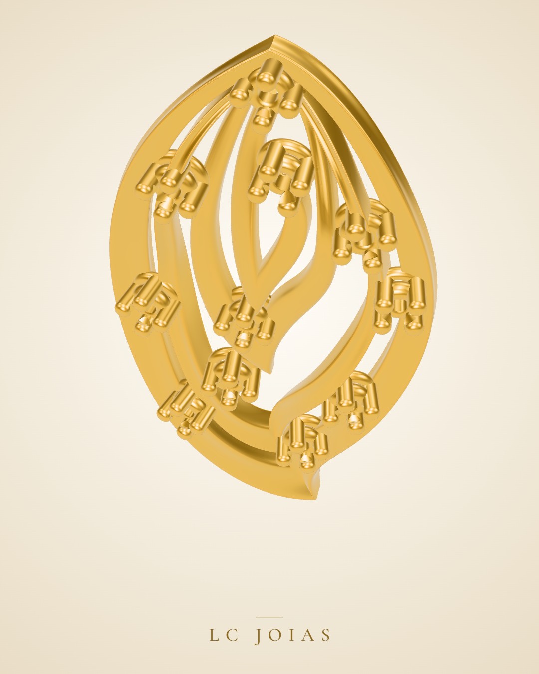 Anel 3642 anel aplik em ouro