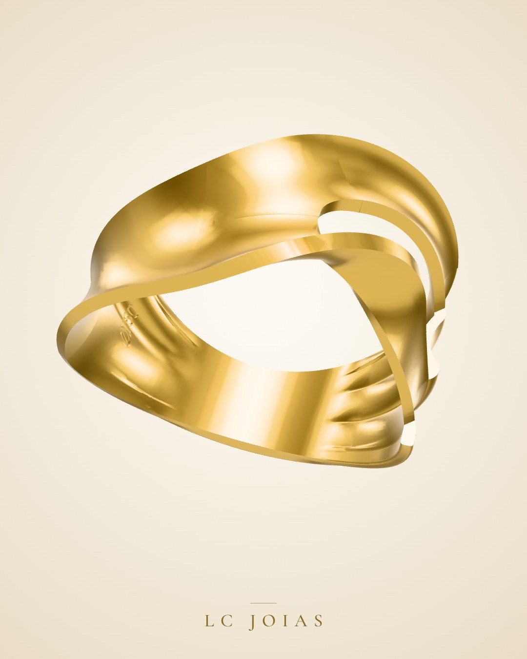 Anel 6243an em ouro