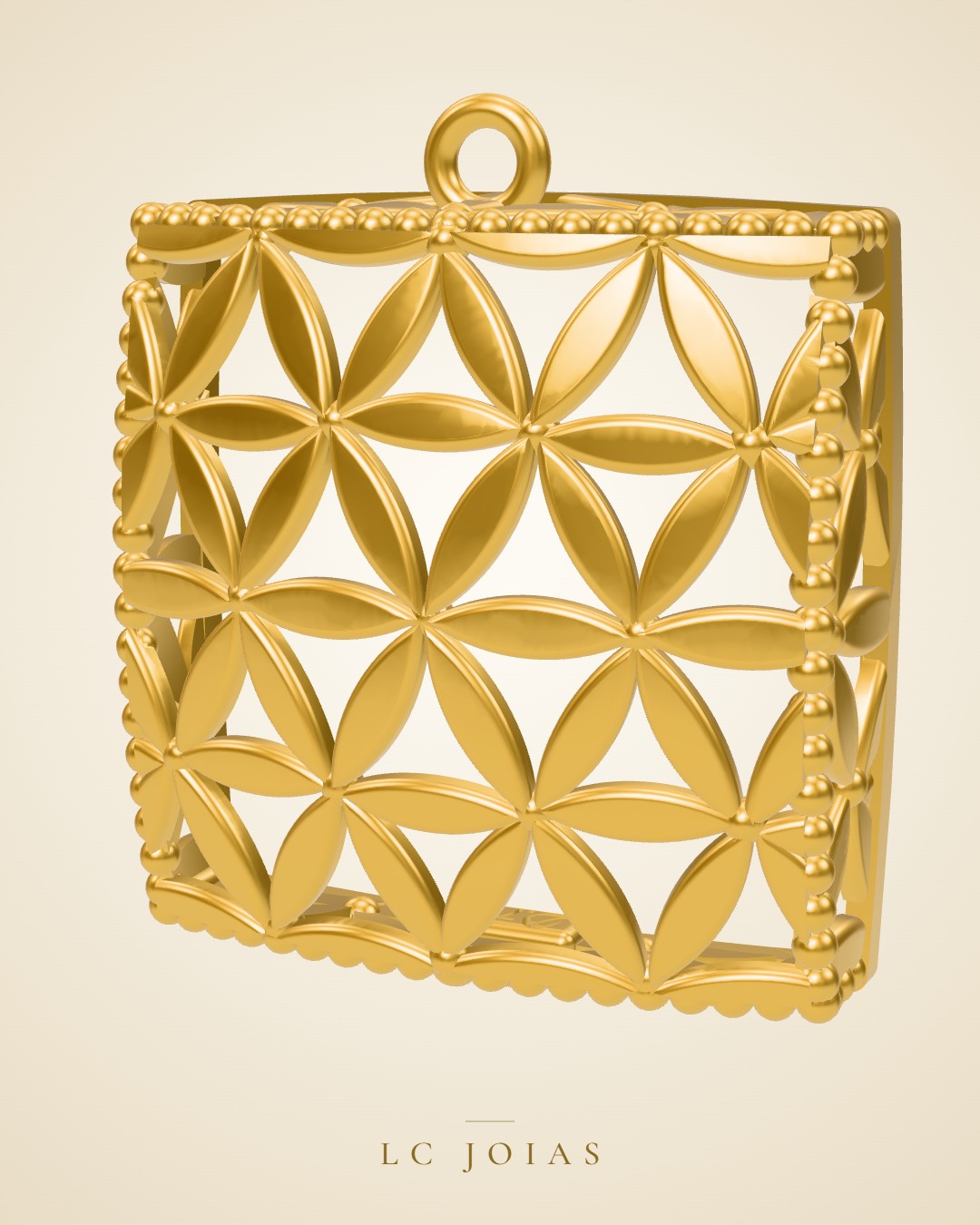 Pingente 1344 z pg m em ouro
