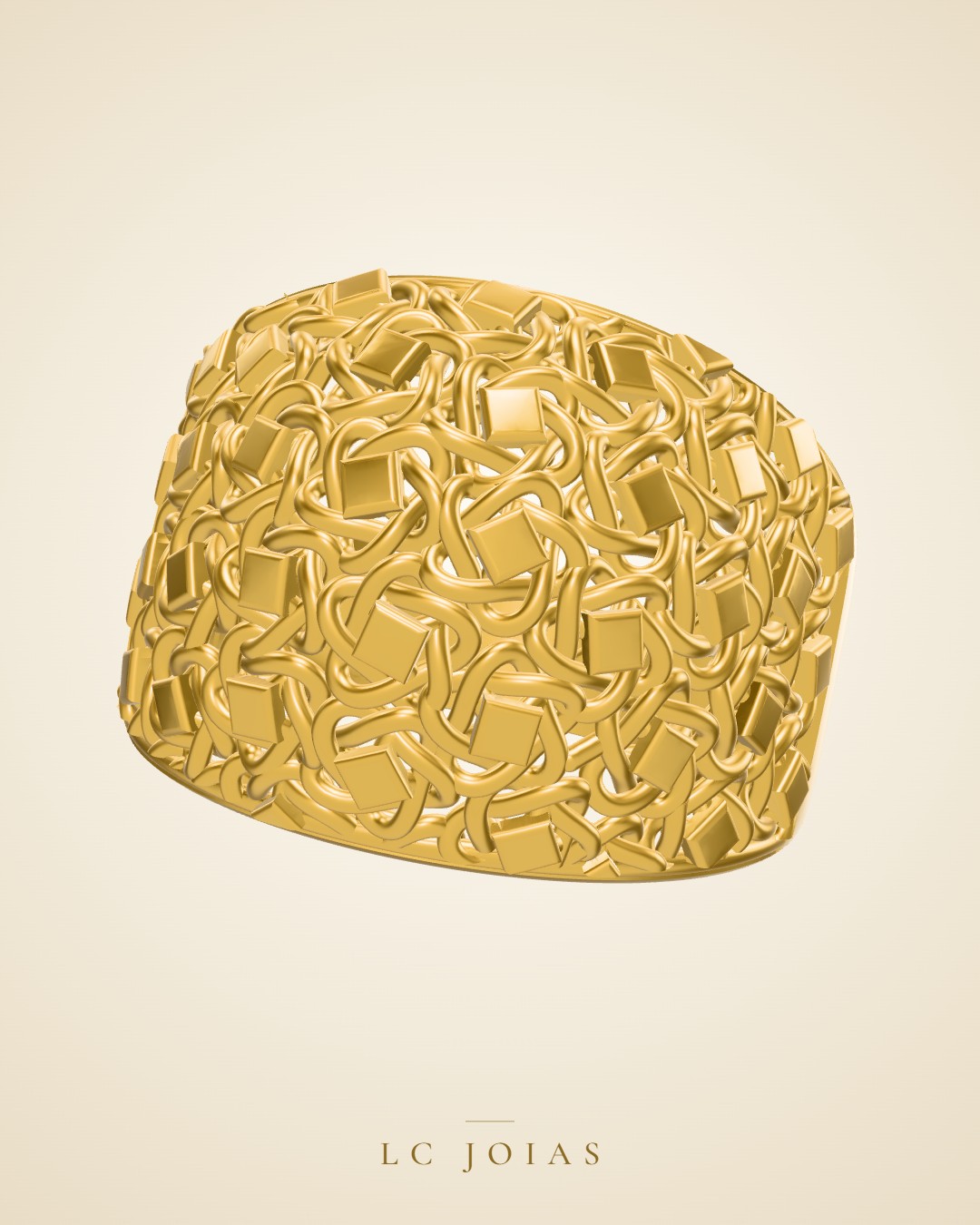 Anel 1157 z an em ouro