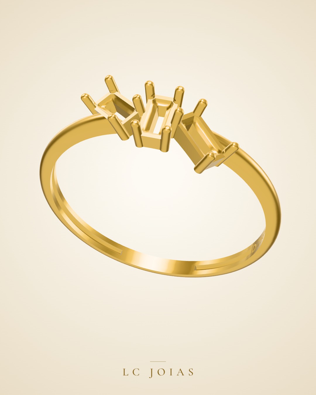 Anel 8674 an em ouro