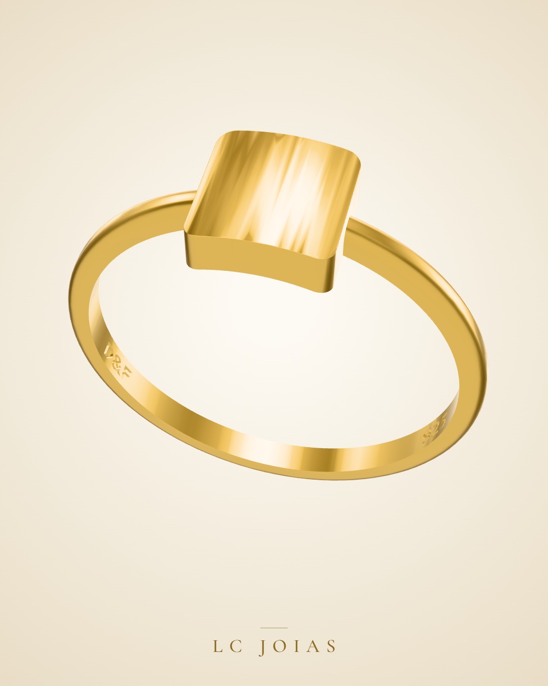 Anel ag 1920 an em ouro
