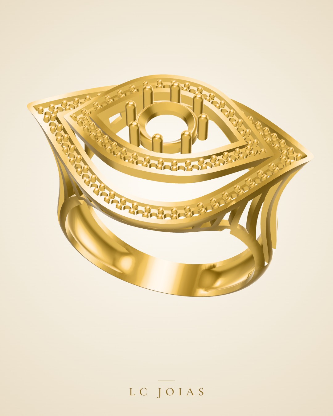 Anel 694 an em ouro
