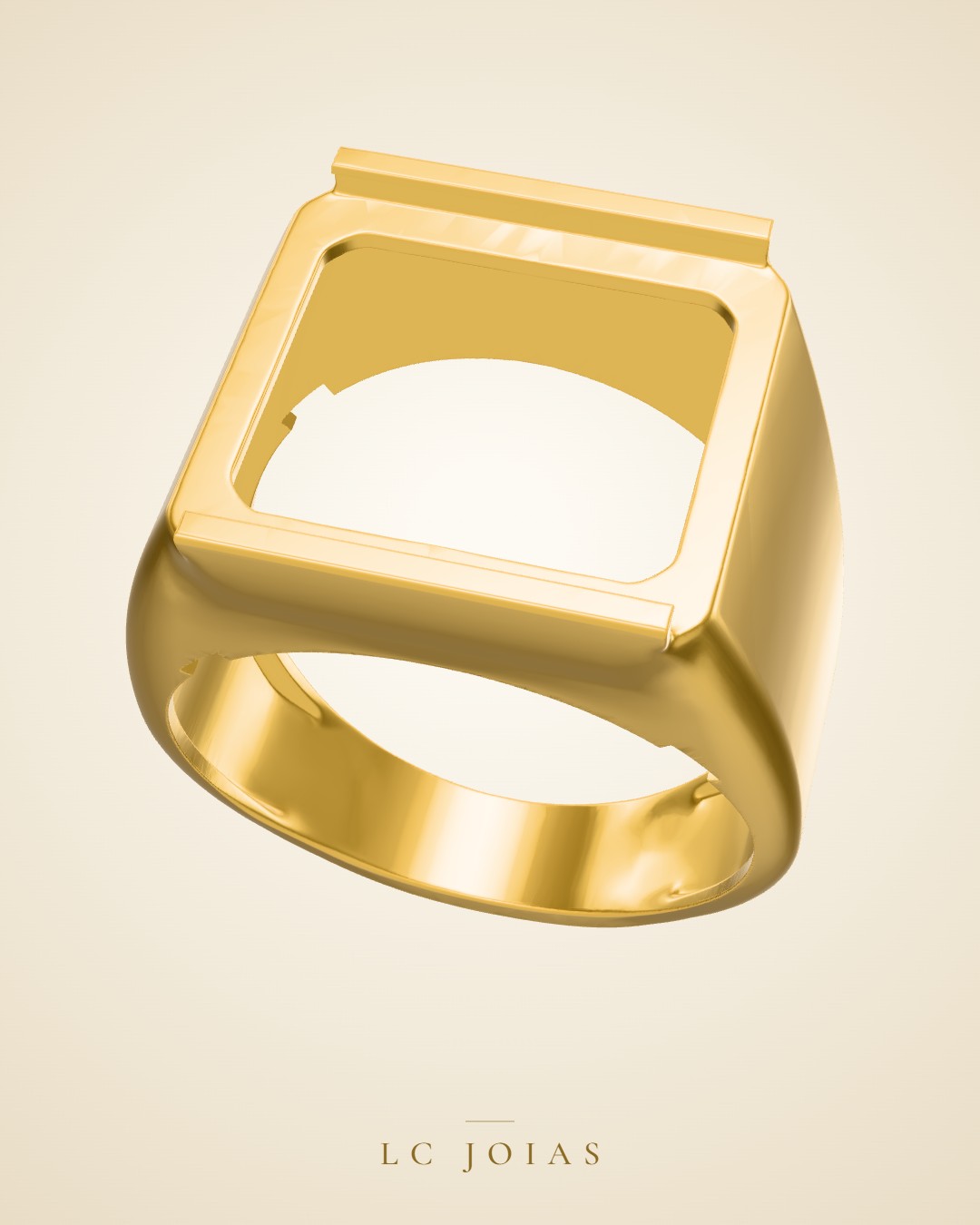 Anel 800 an em ouro