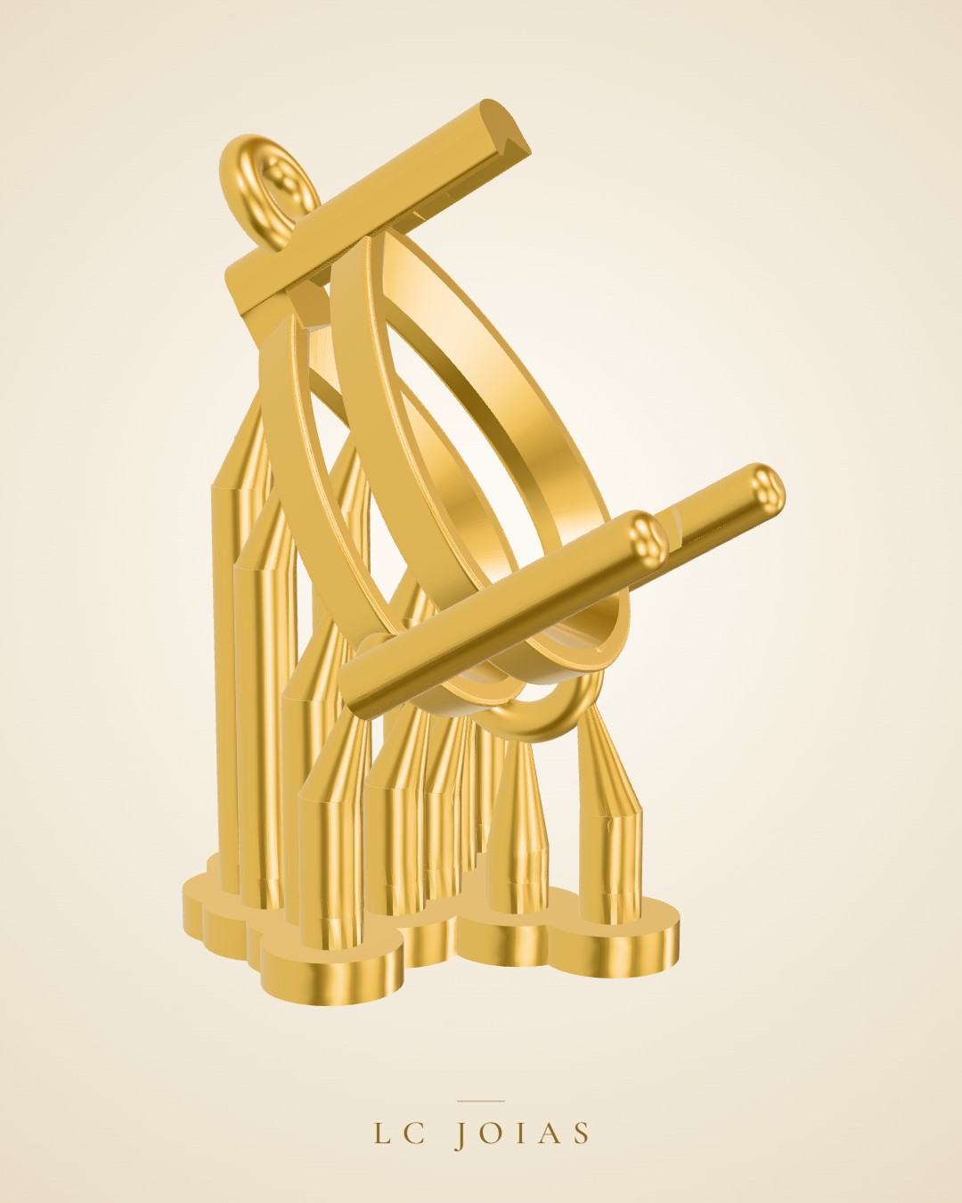 Brinco 7366 br 02 gota em ouro