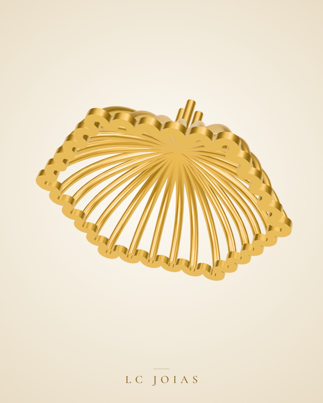 Anel 7245 an base em ouro