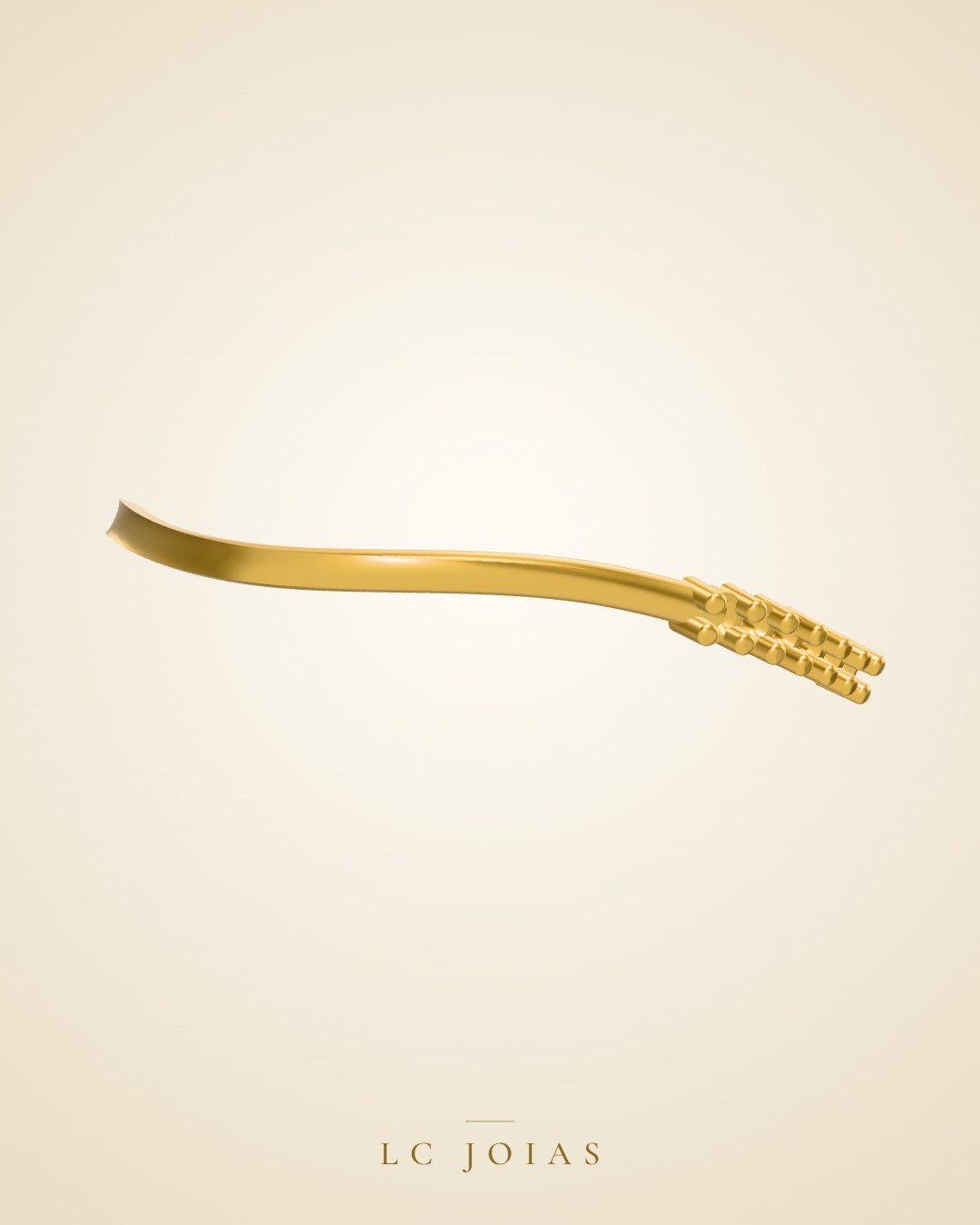 Anel 7849 an aplique em ouro