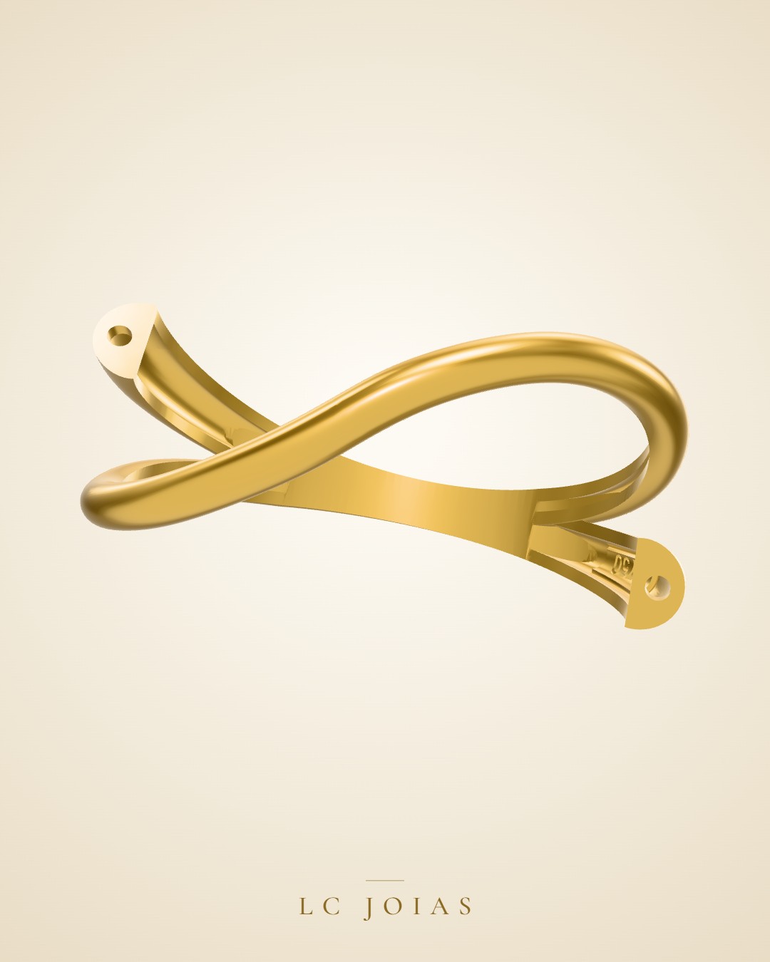 Anel 1141 z an em ouro