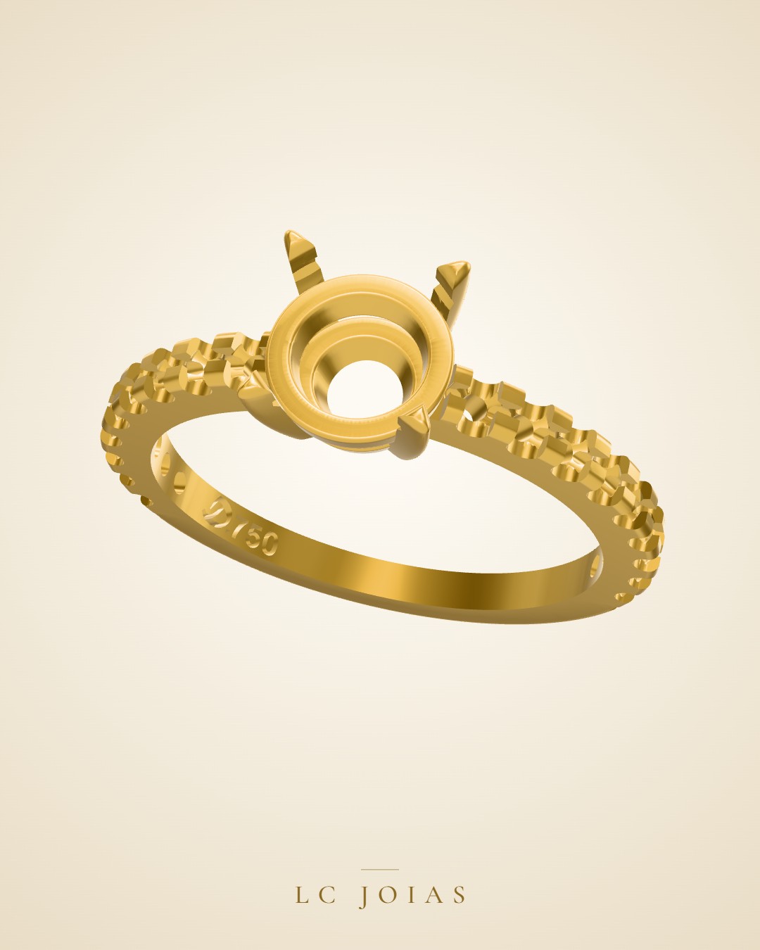 Anel 8619 an em ouro