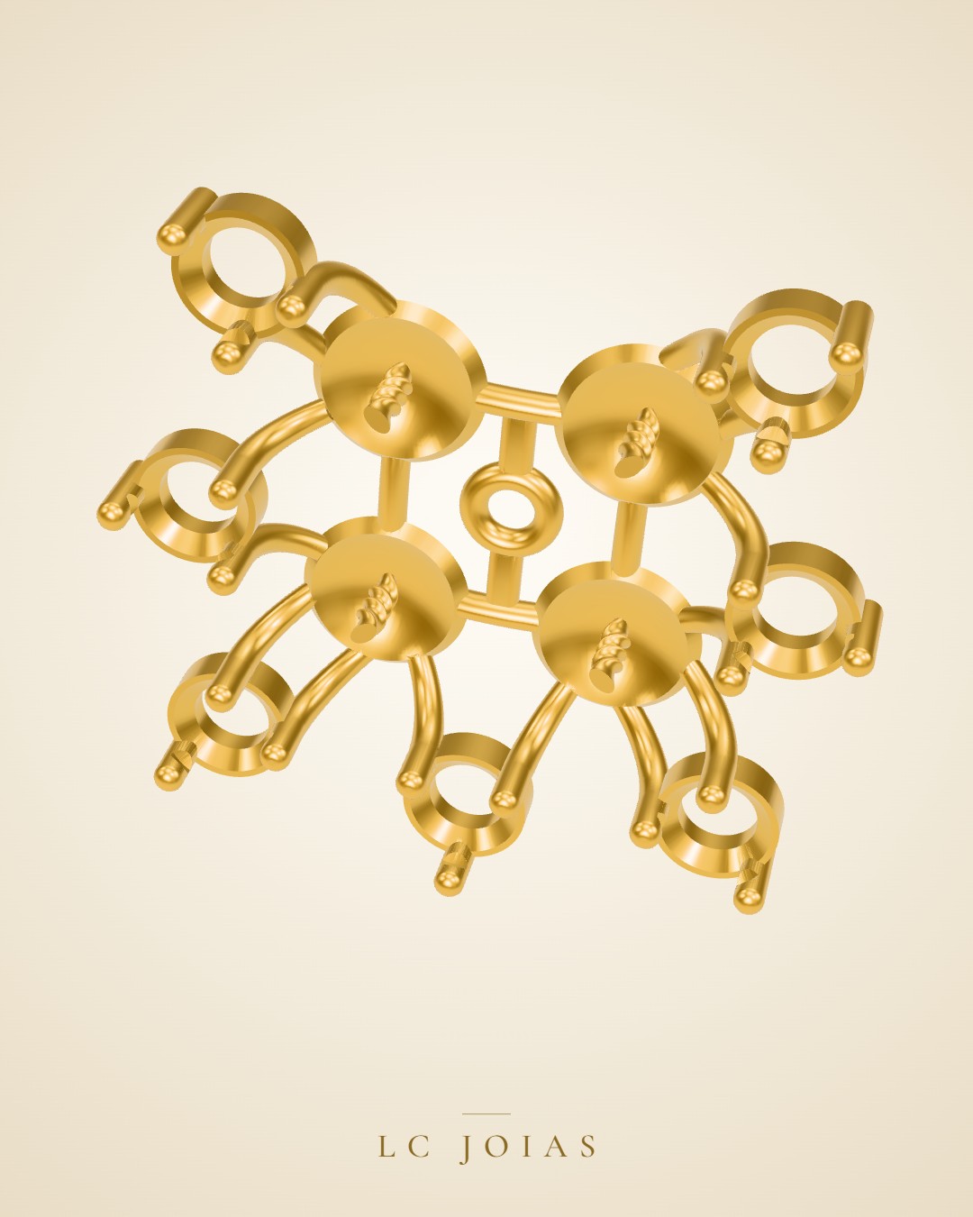 Anel d 0027 an br colocar 2 em ouro