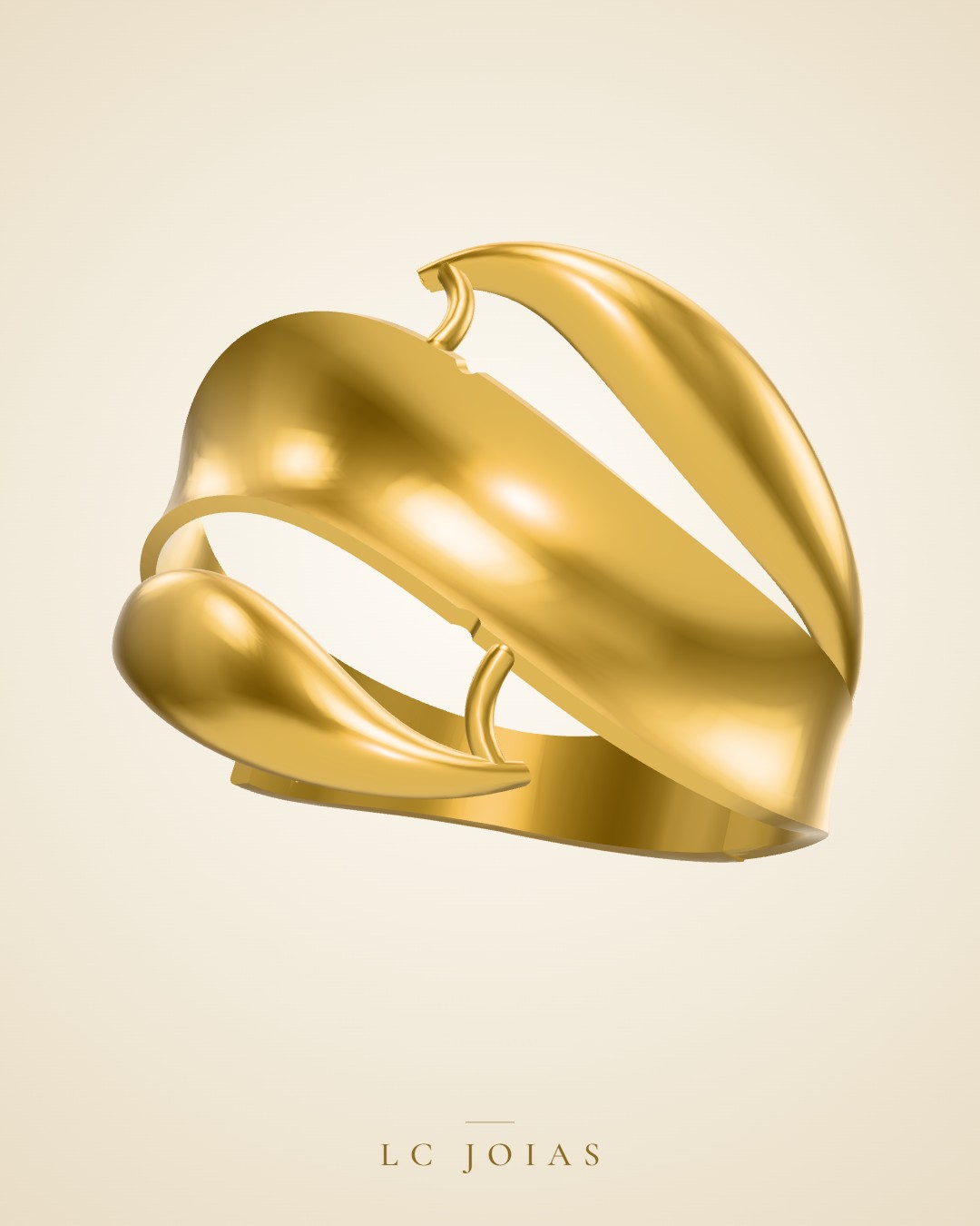 Anel 8331 an pd em ouro