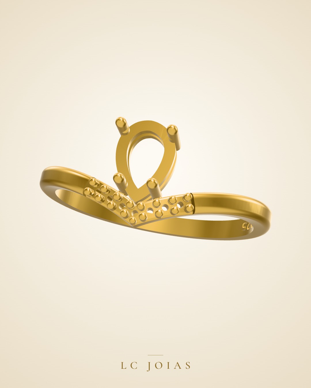Anel ag 2215 an 16 em ouro