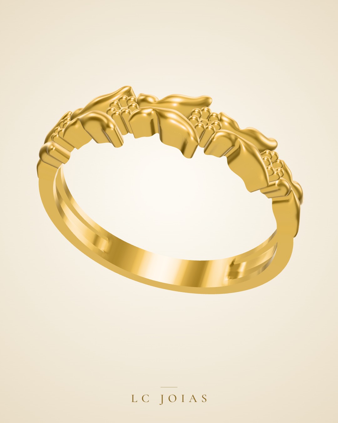 Anel 6399 an em ouro