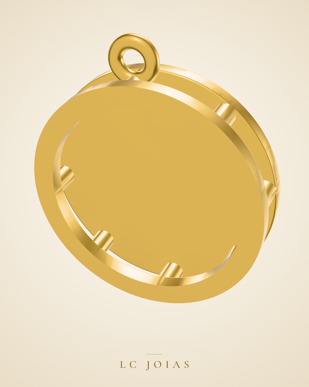 Brinco 7346 br 01 em ouro