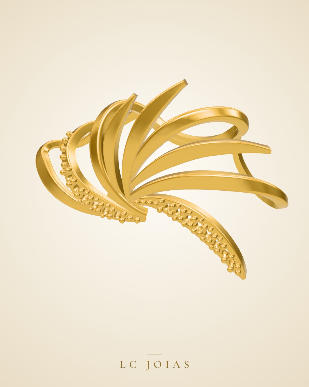 Brinco 8354 br espelhar em ouro