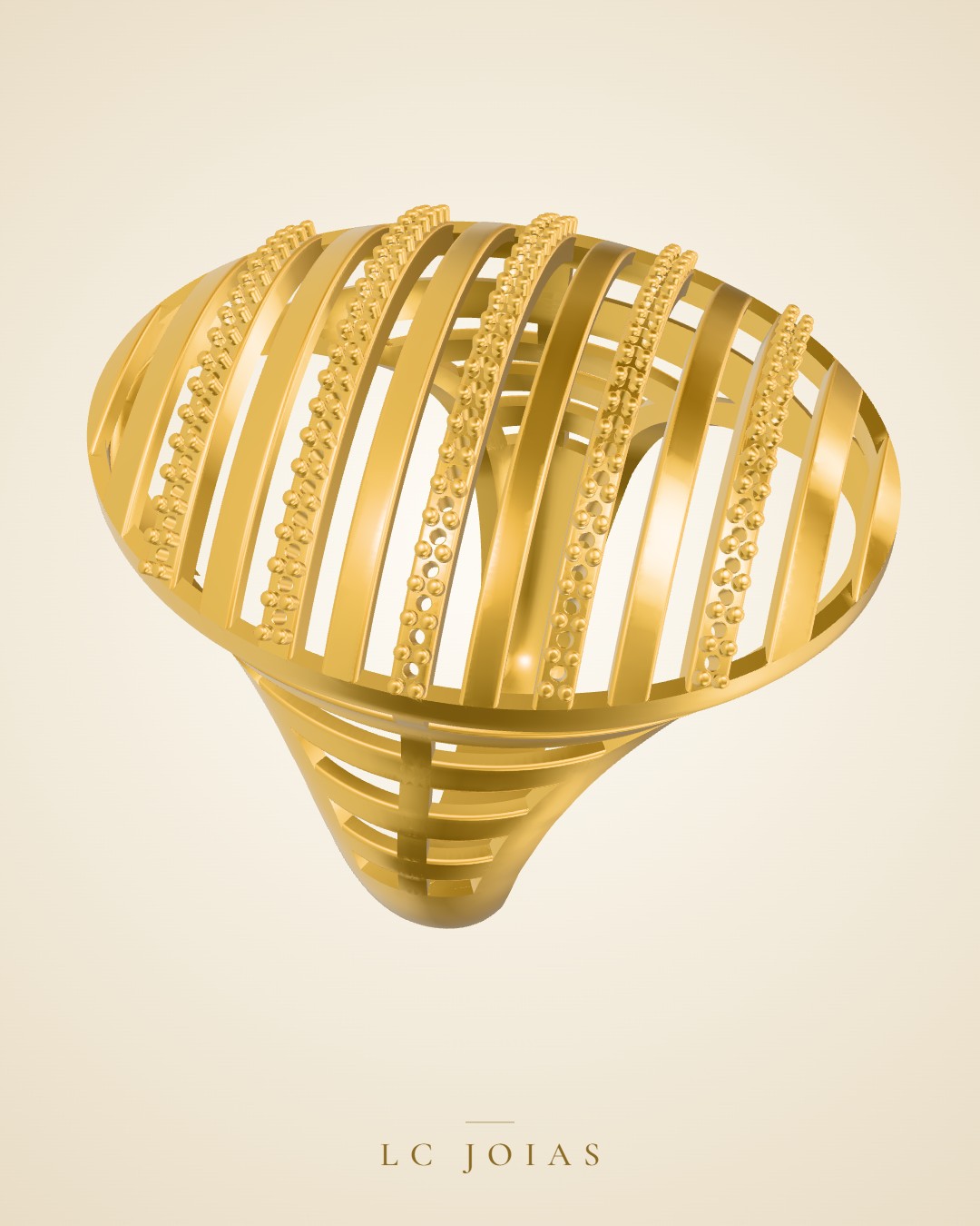 Anel 7170an em ouro
