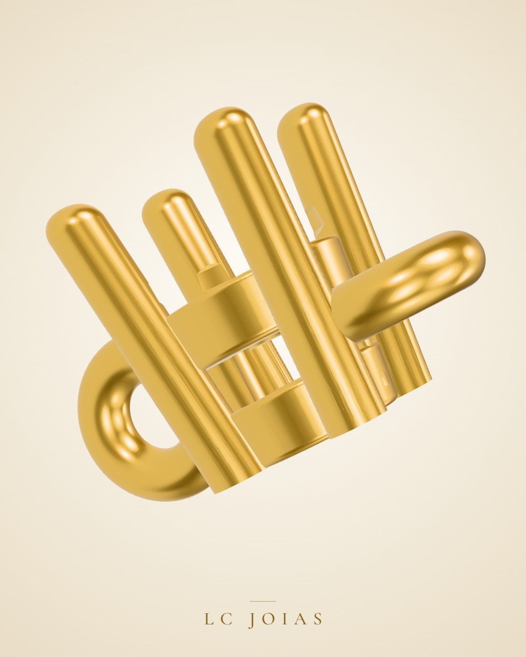 Pingente 7468 pg brits em ouro