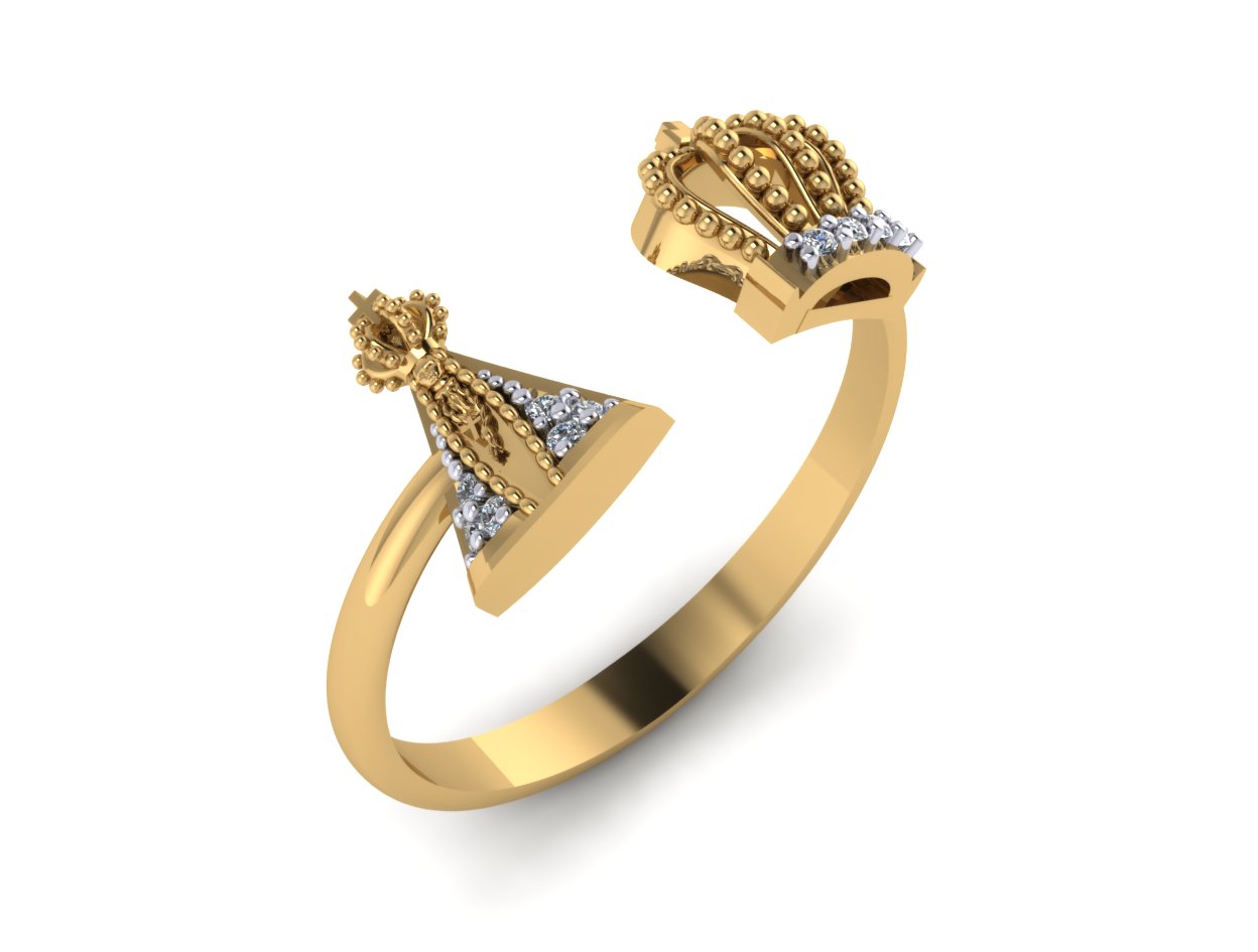 Anel 7387 an em ouro
