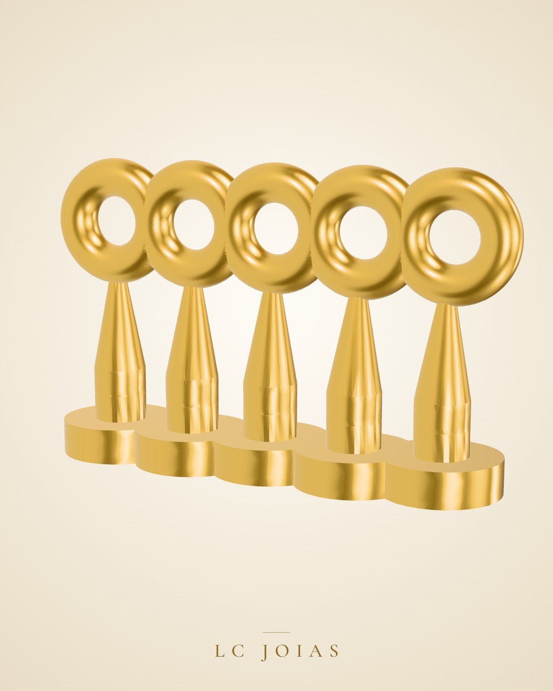 Brinco 7190 br prototipa 4 em ouro