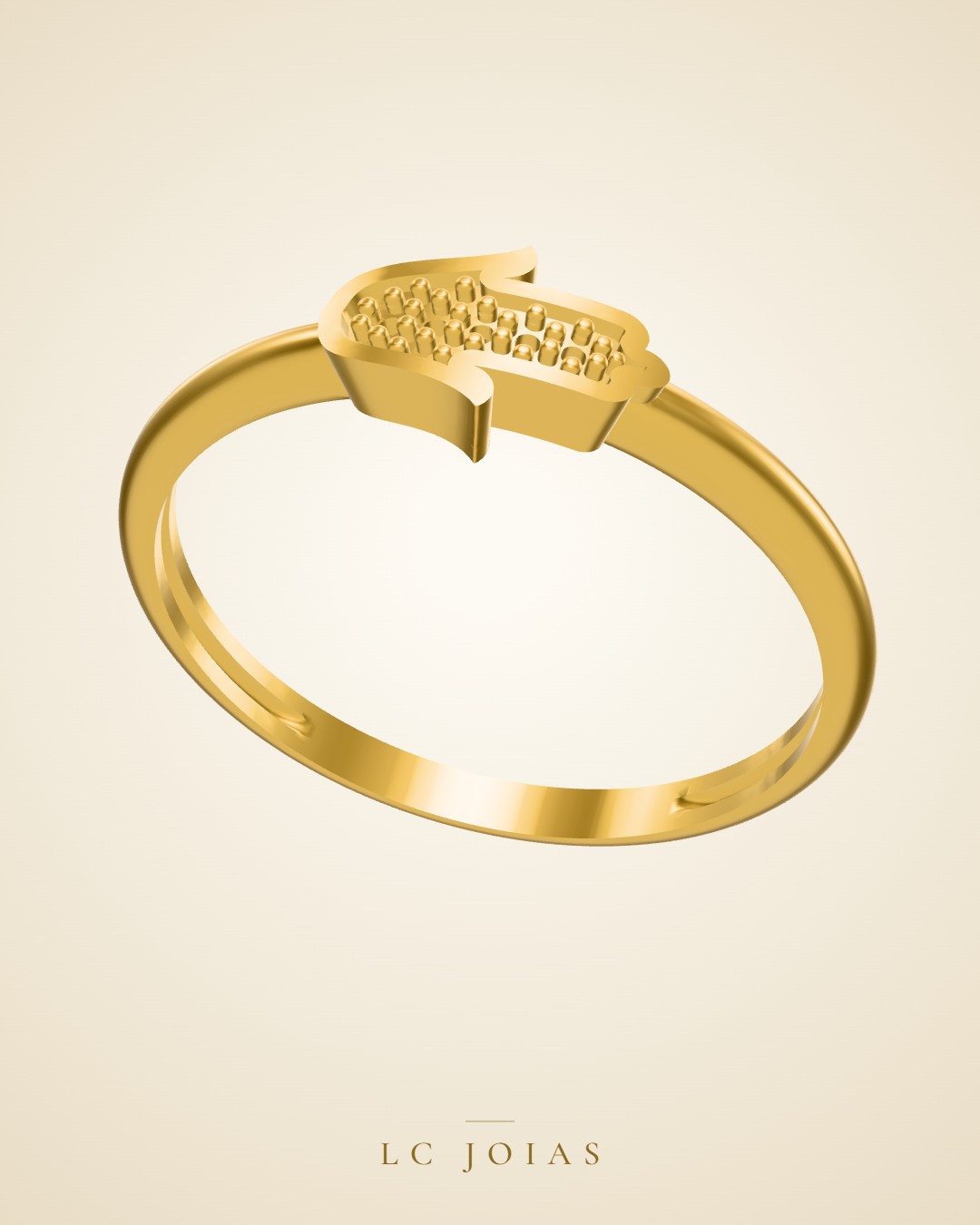 Anel 6429 an em ouro
