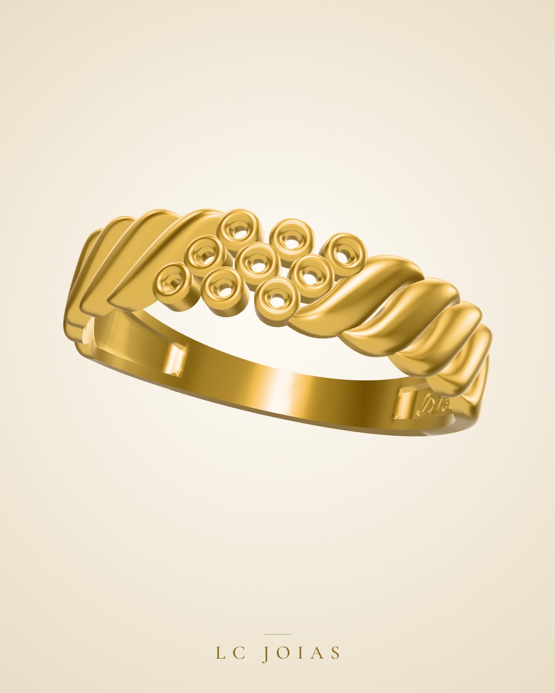 Anel 6409 an em ouro