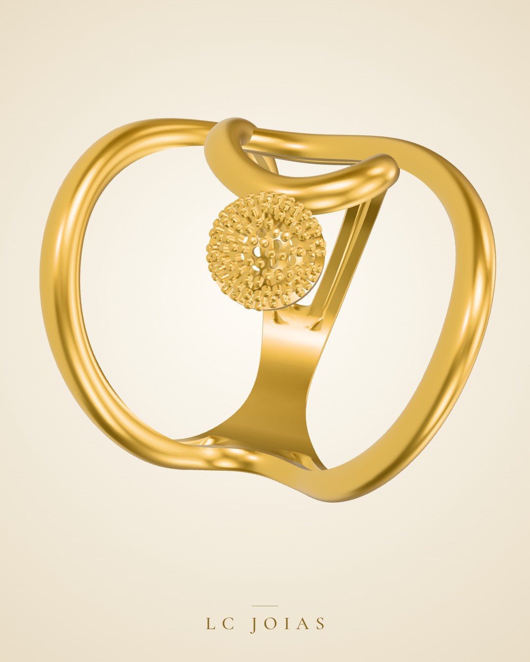 Anel 6456 an em ouro