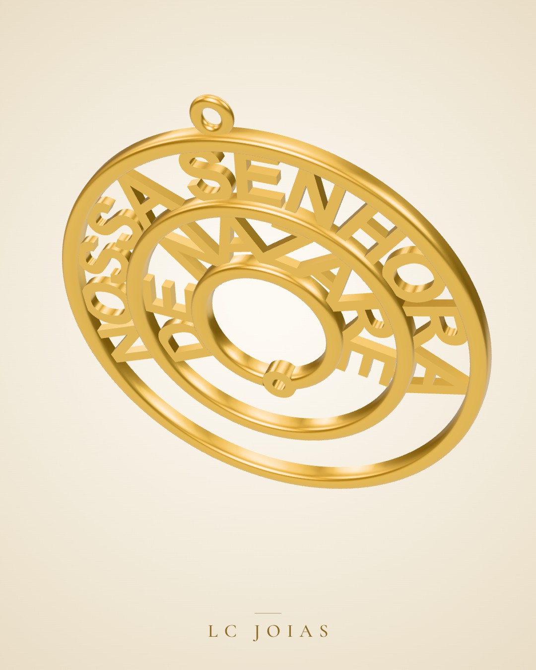 Pingente 7459 pg em ouro