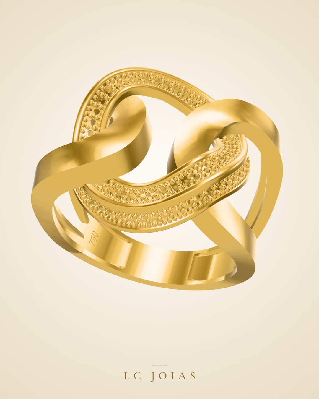 Anel 26042015an em ouro