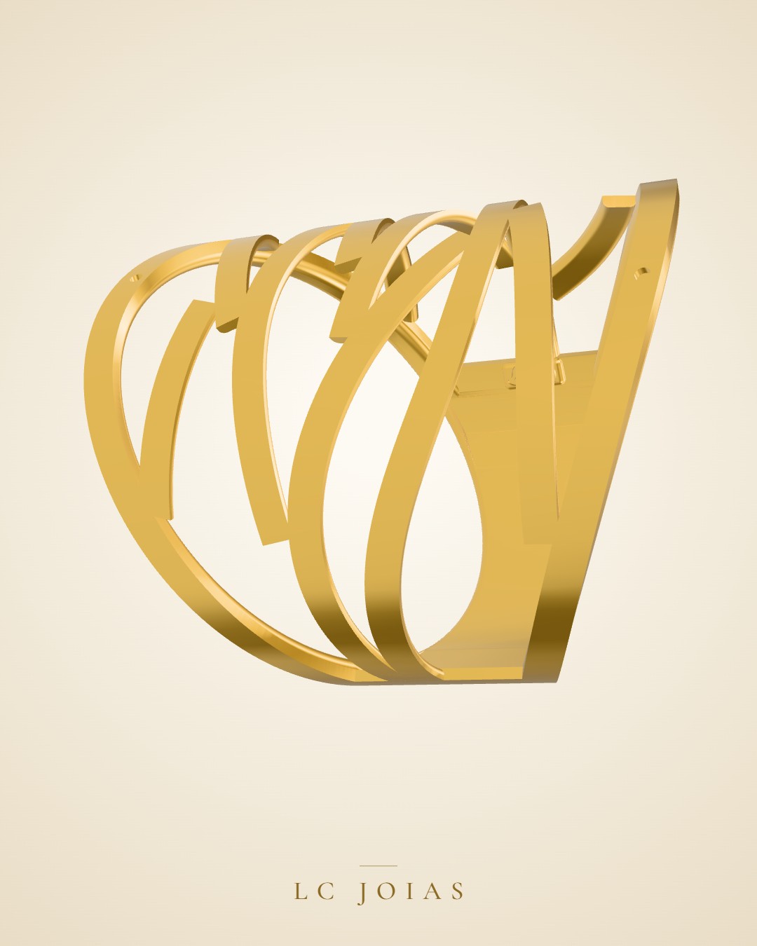 Anel 8059 an em ouro